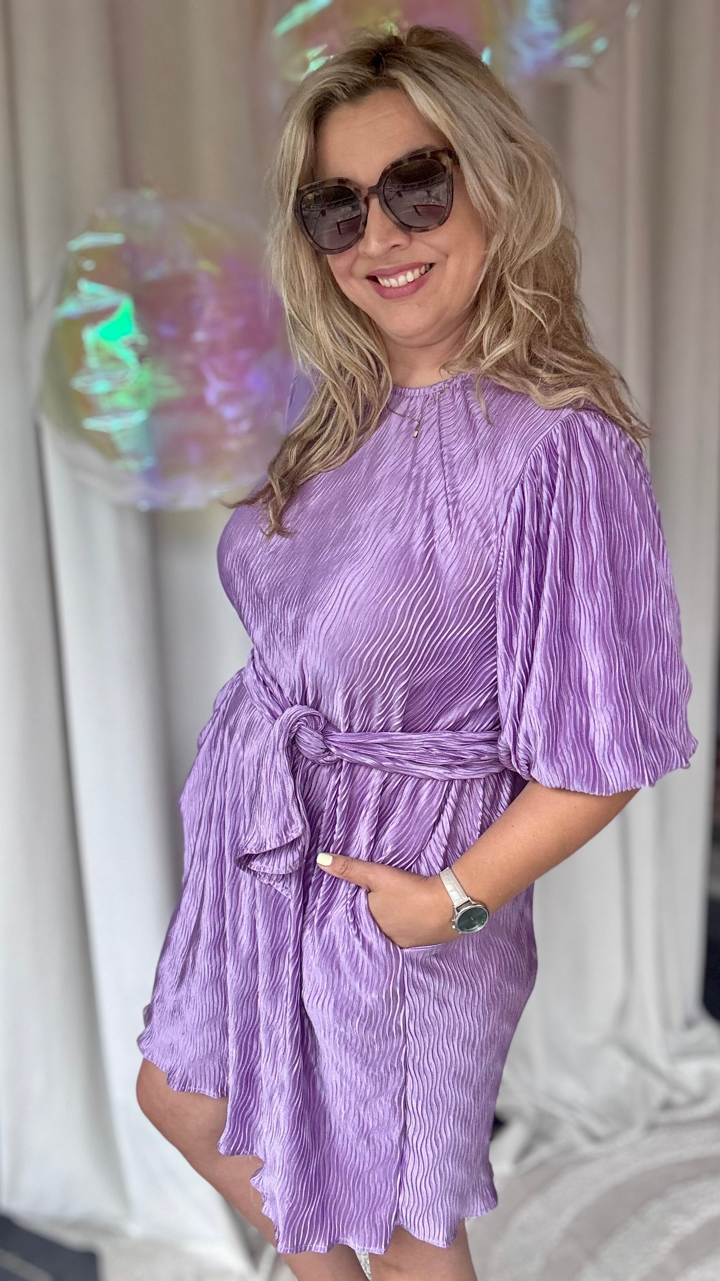 BubbleViolet dress
