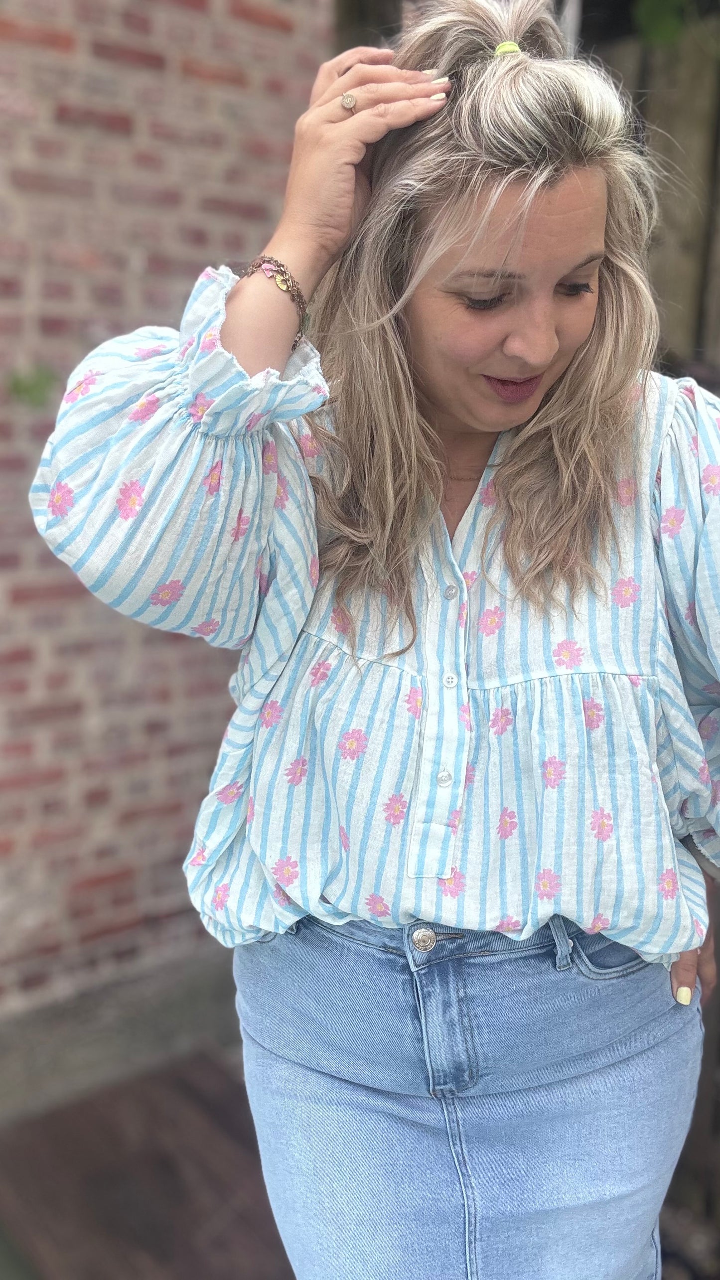 Daisy blouse blauw