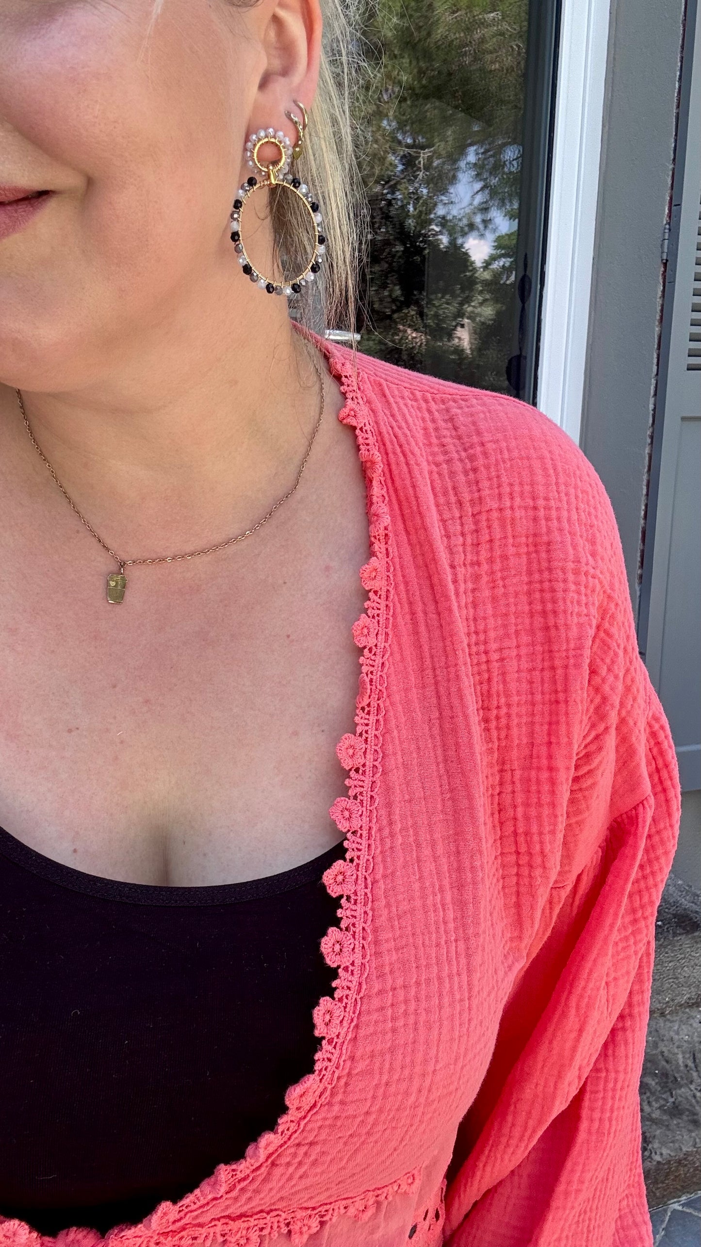 Cali blouse koraal