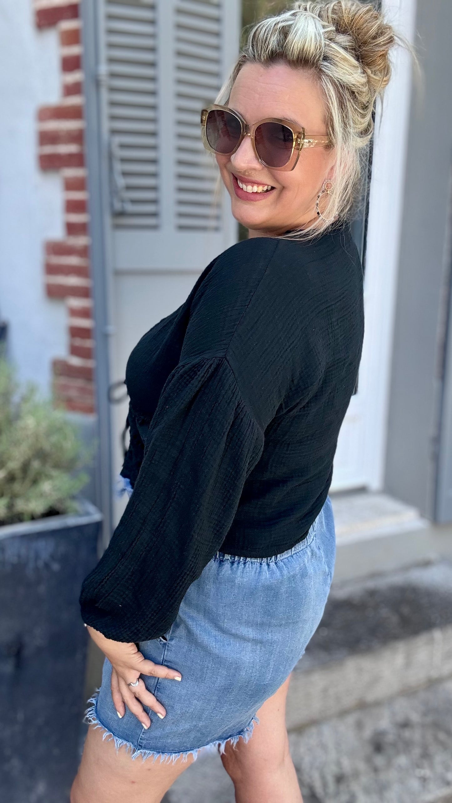 Cali blouse zwart