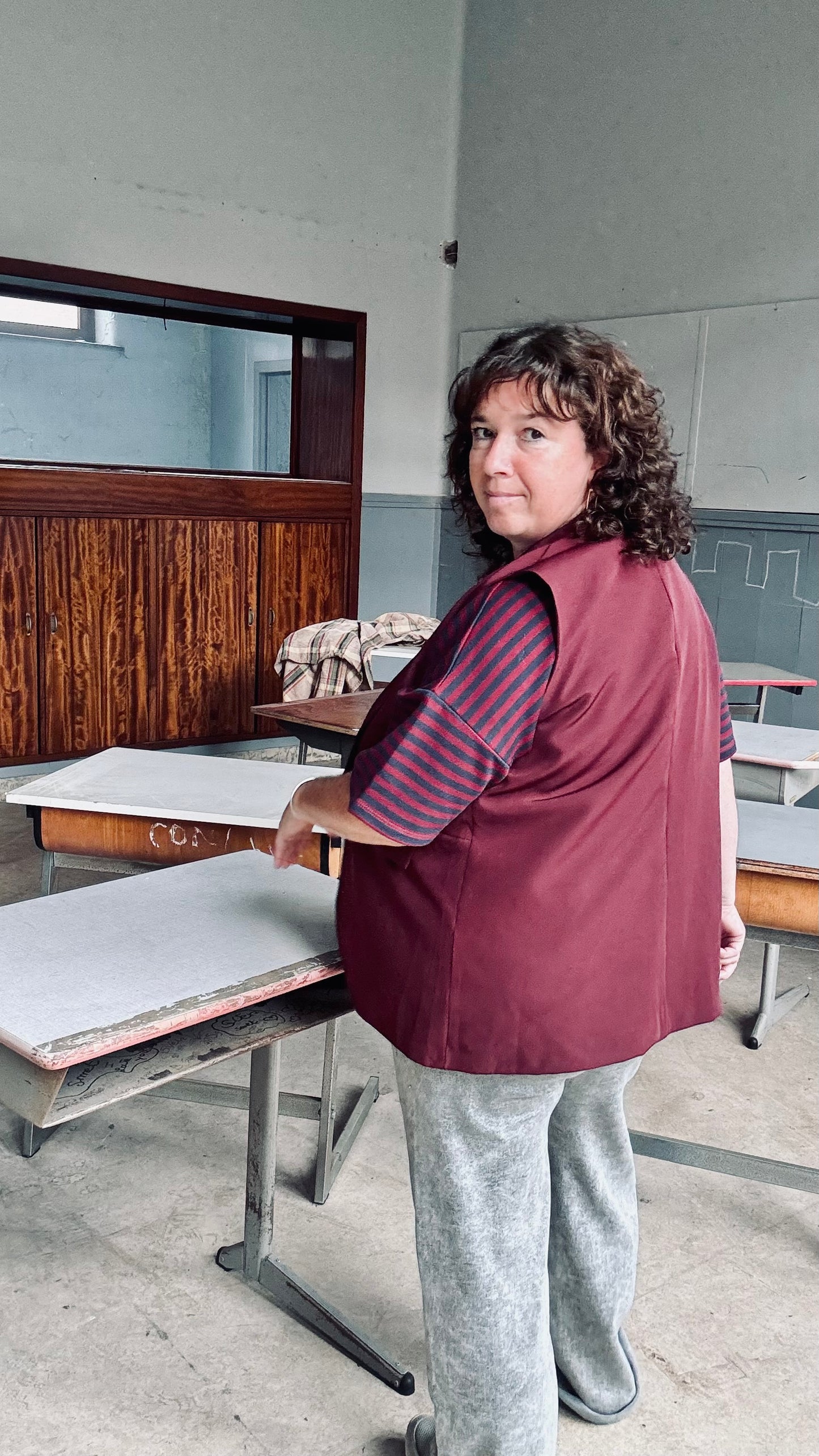 Cléonne blazer - Burgundy