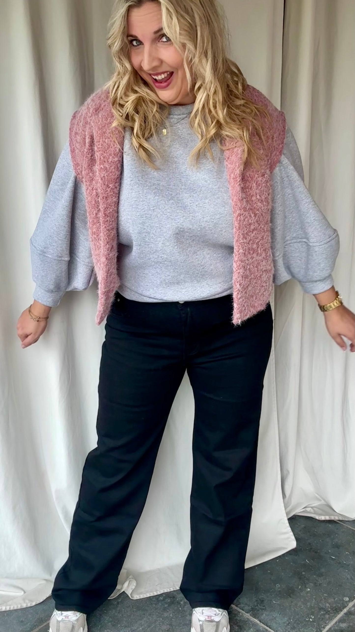 Onyx Wide leg jeans - grote maten