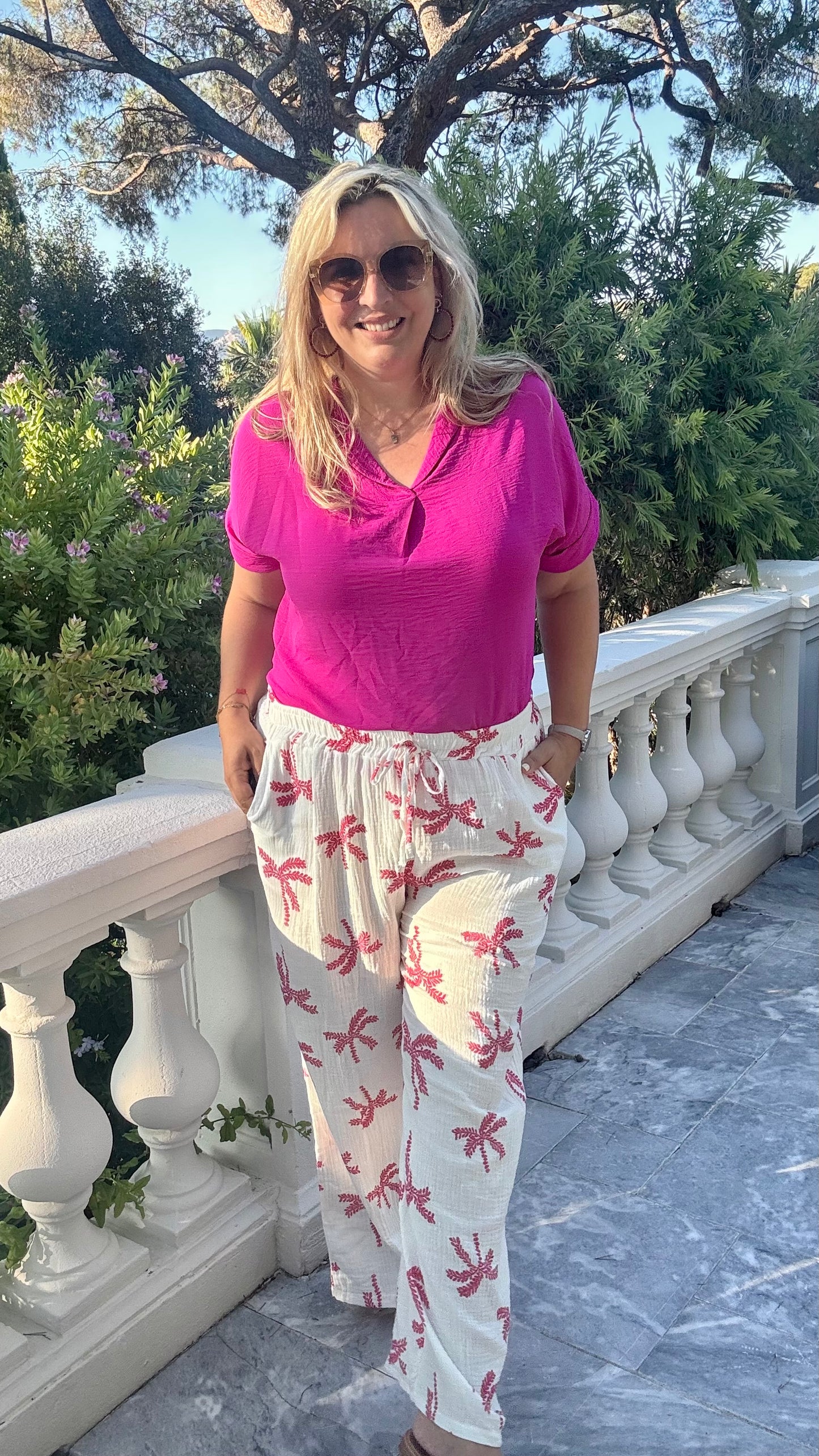 Sierra broek roze