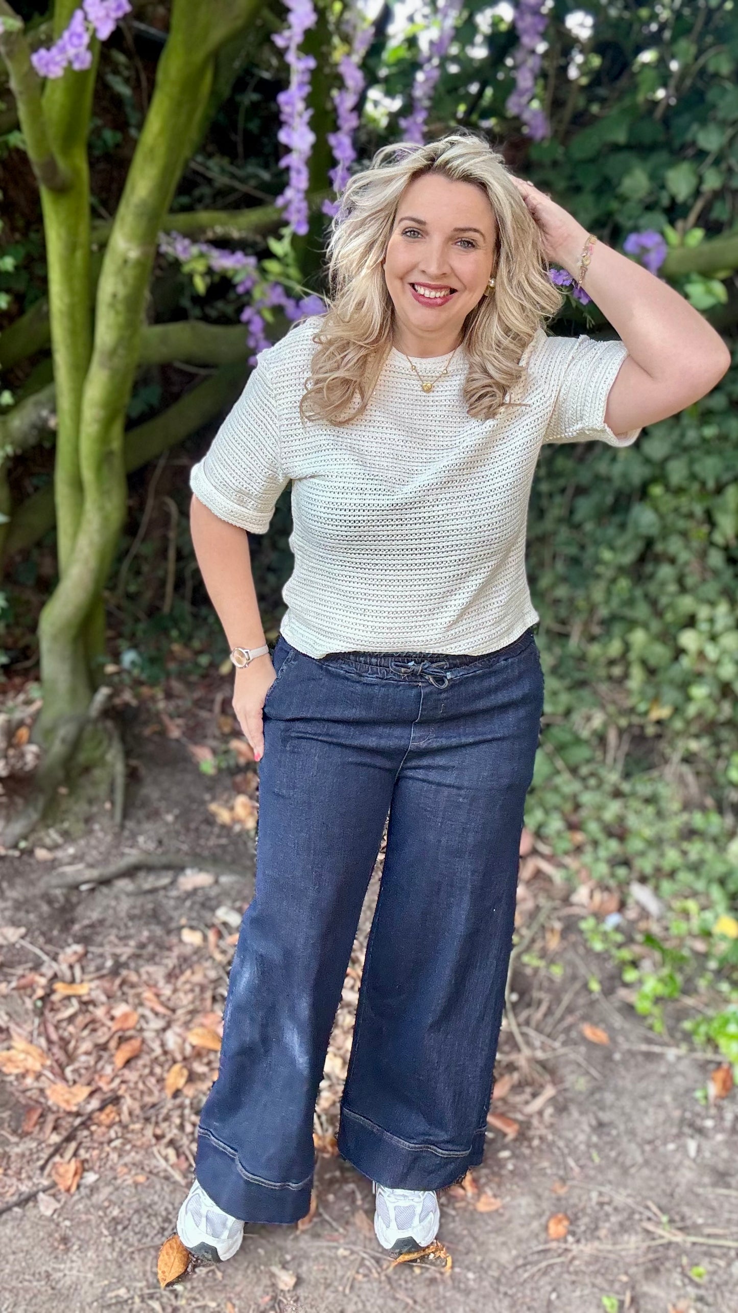 MINTsize jeans donkerblauw