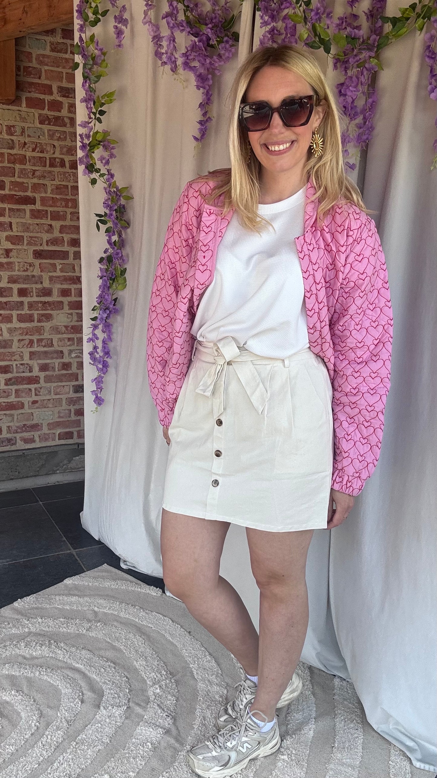 Hartjes bomber roze