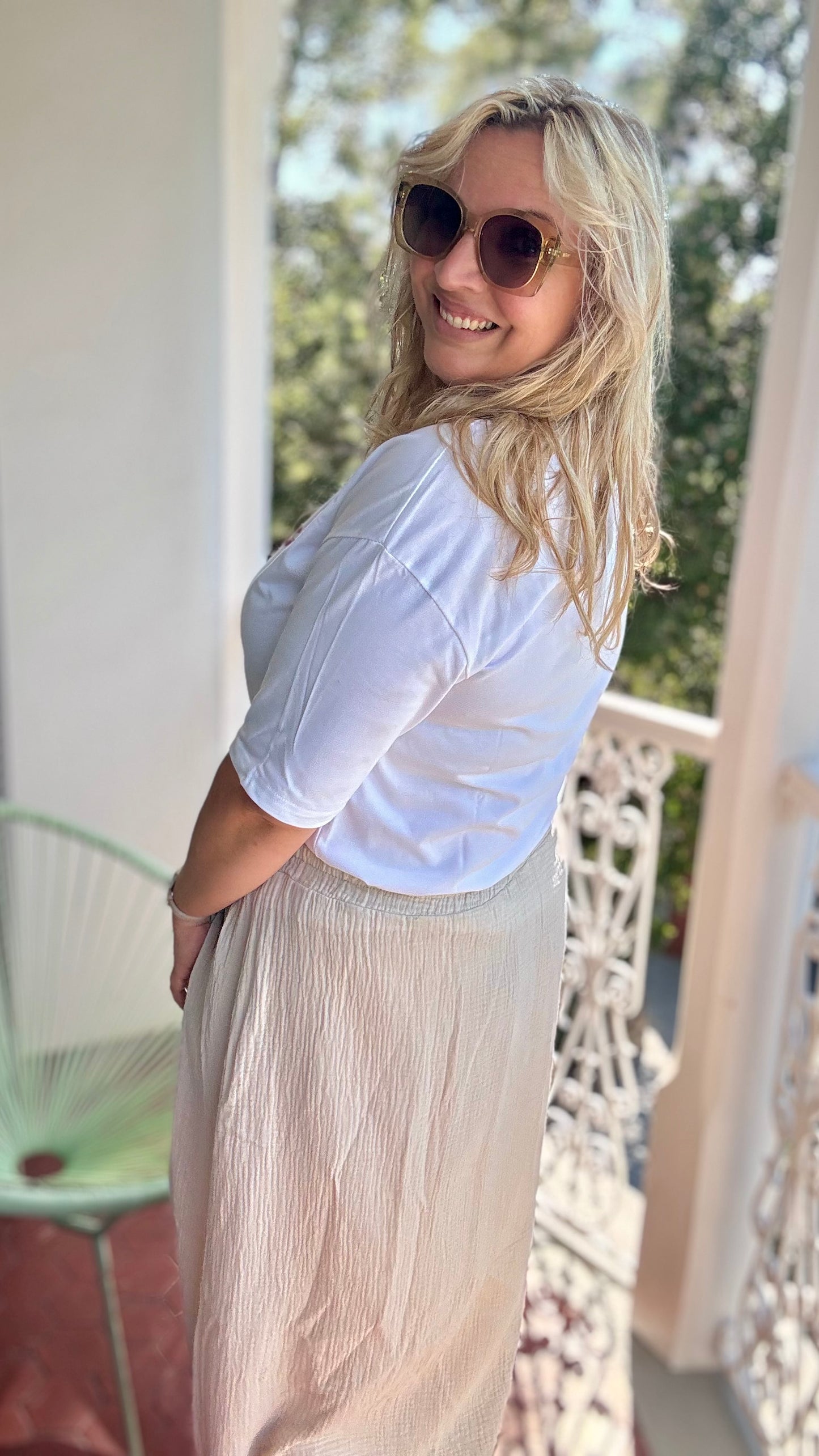 Ruth tetra rok beige
