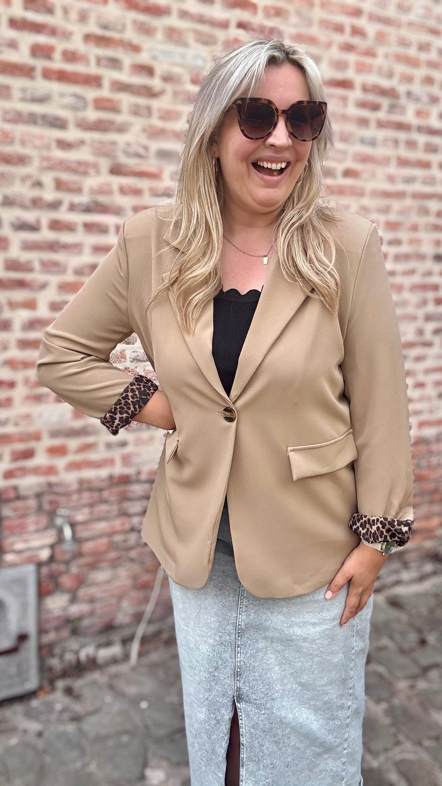 Blazer Leopard/bruin