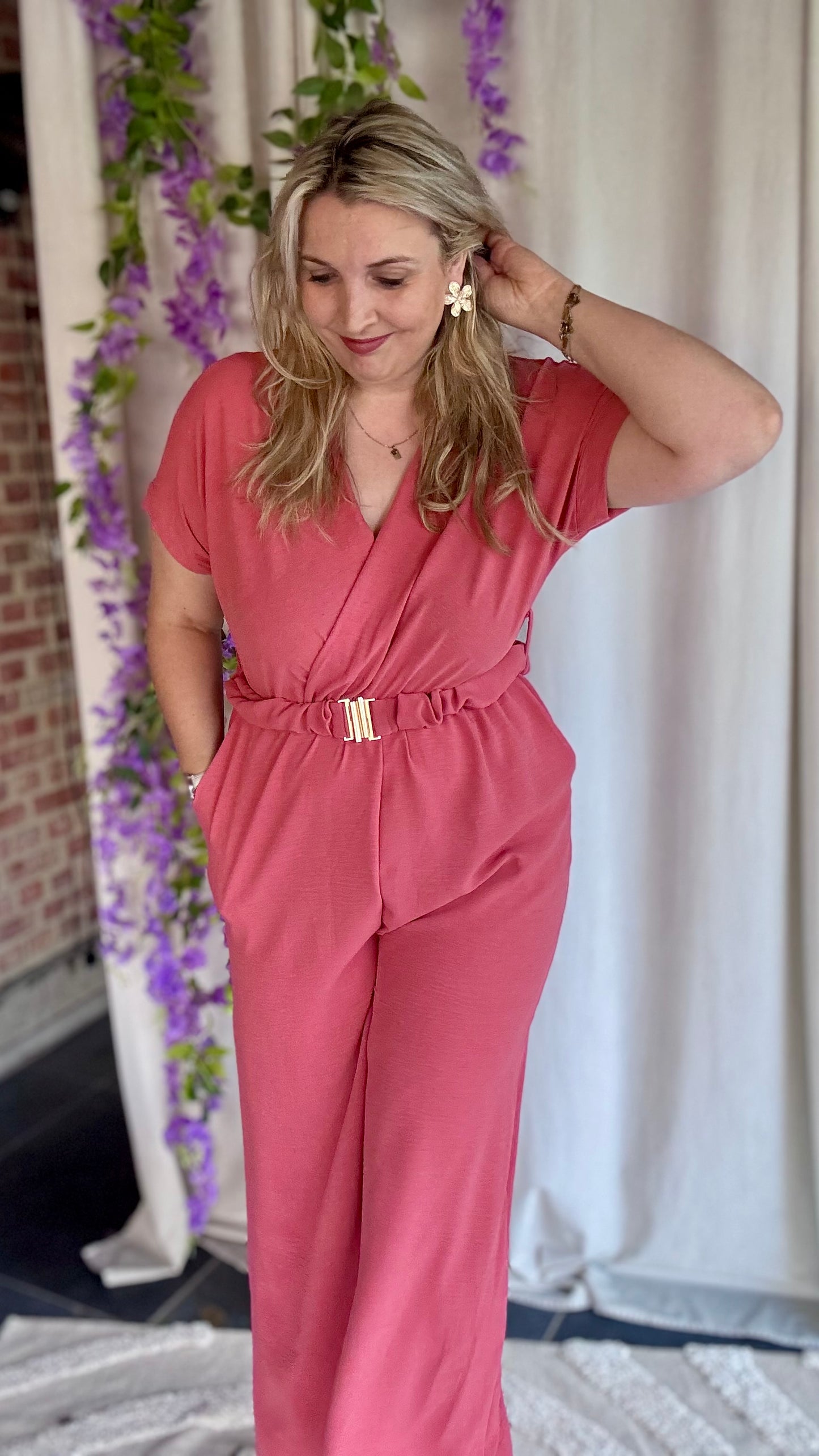 Nina jumpsuit koraal