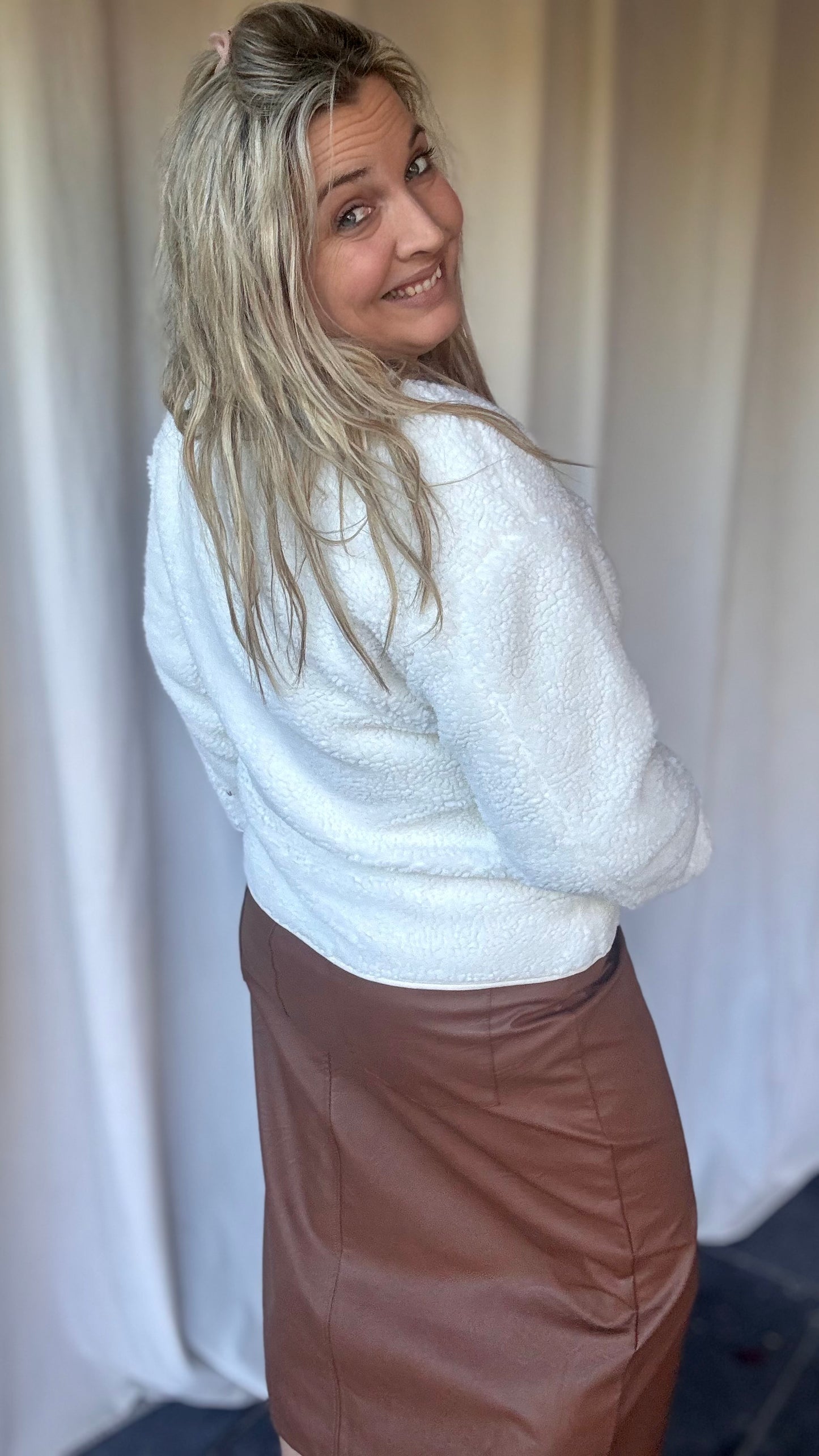 Teddy jas - Off white