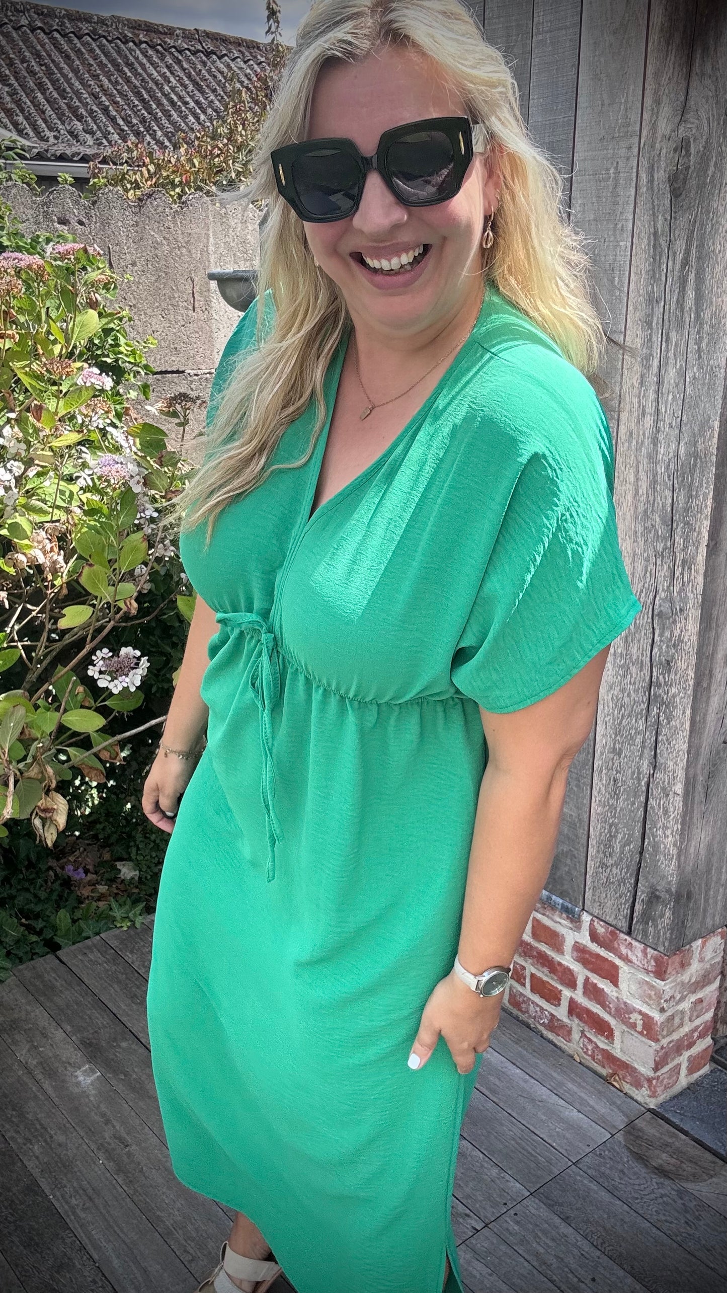 Laurie jurk groen