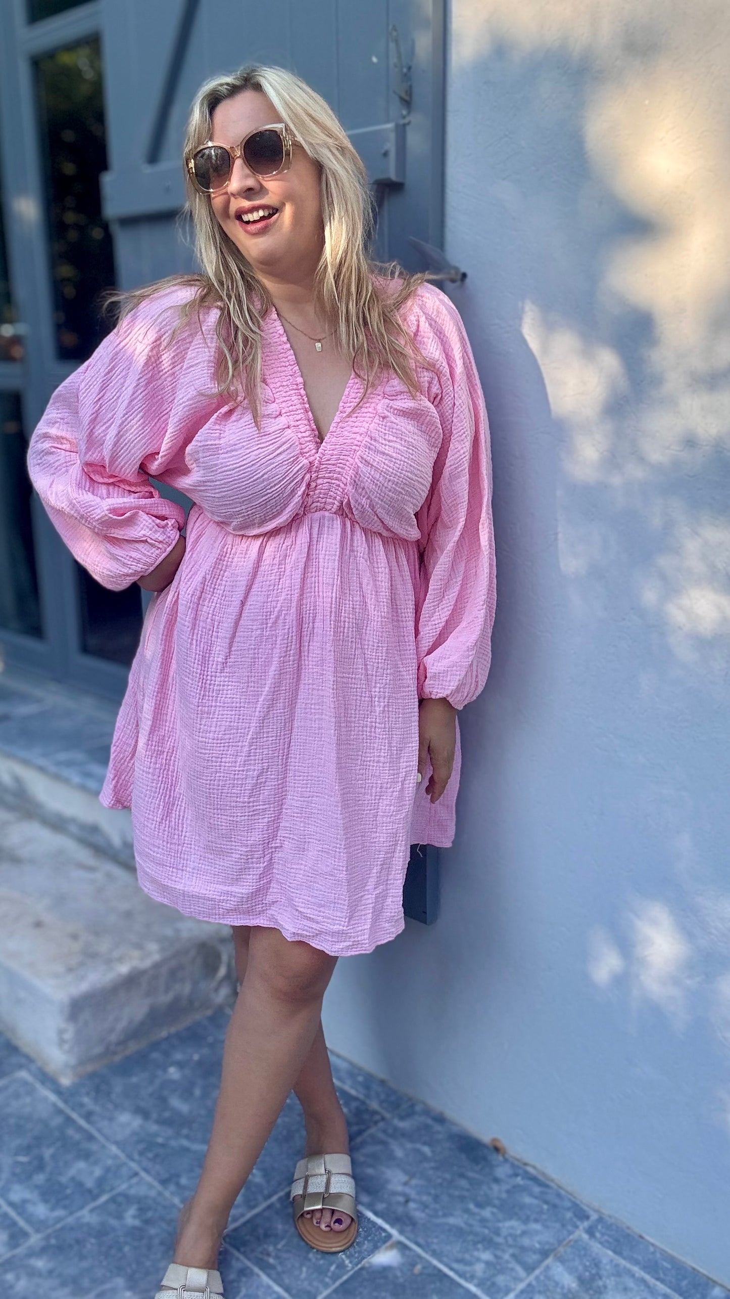 Sella jurk roze