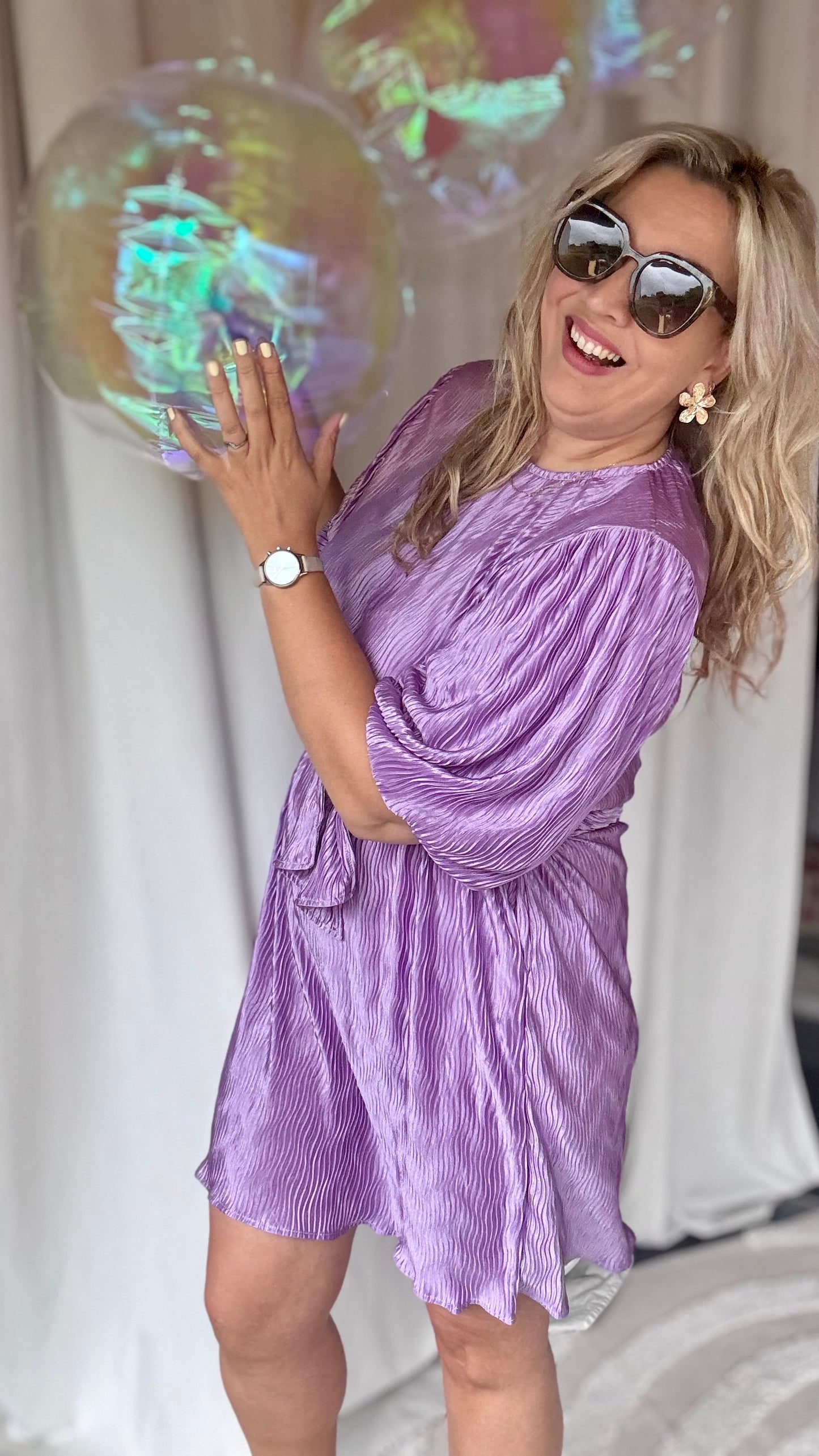BubbleViolet dress