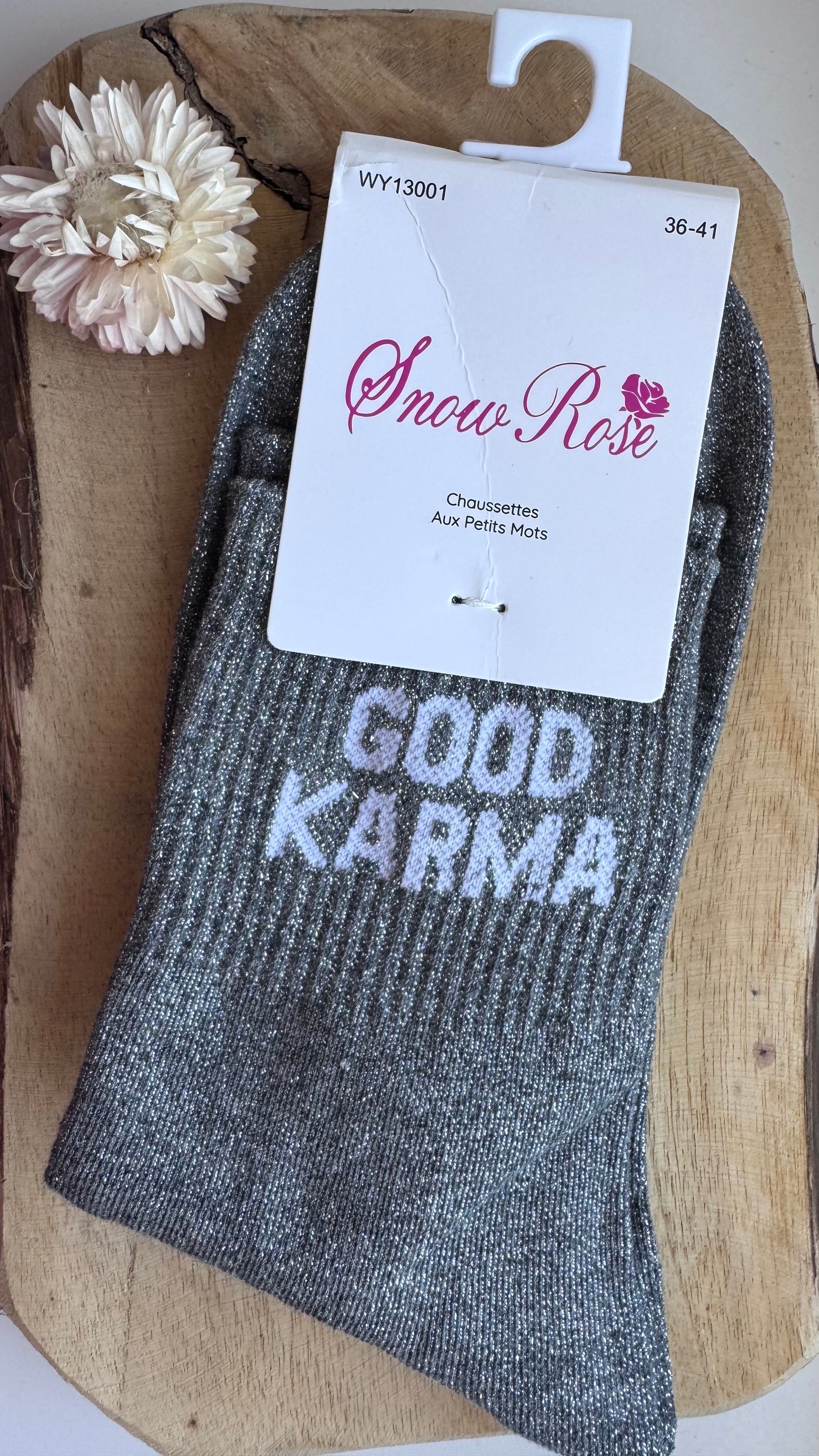 Quote sokken: Good karma