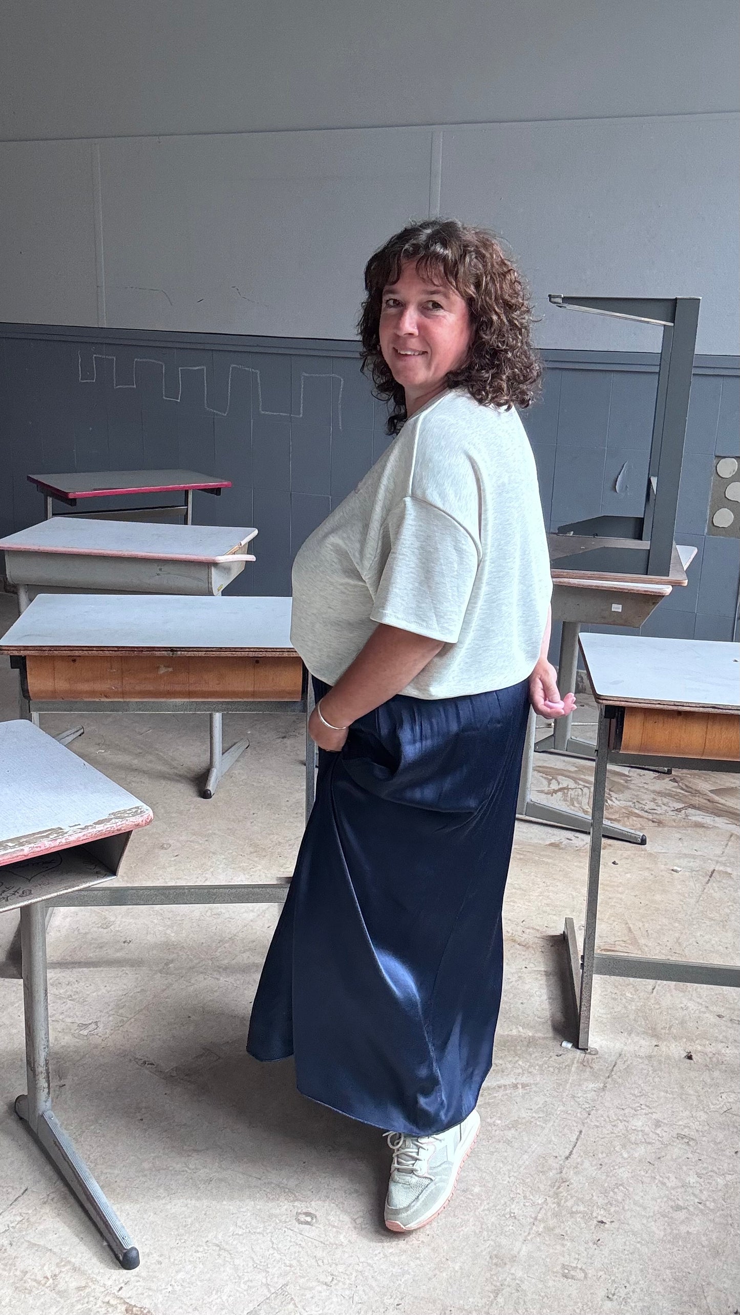 Riri rok - Donkerblauw
