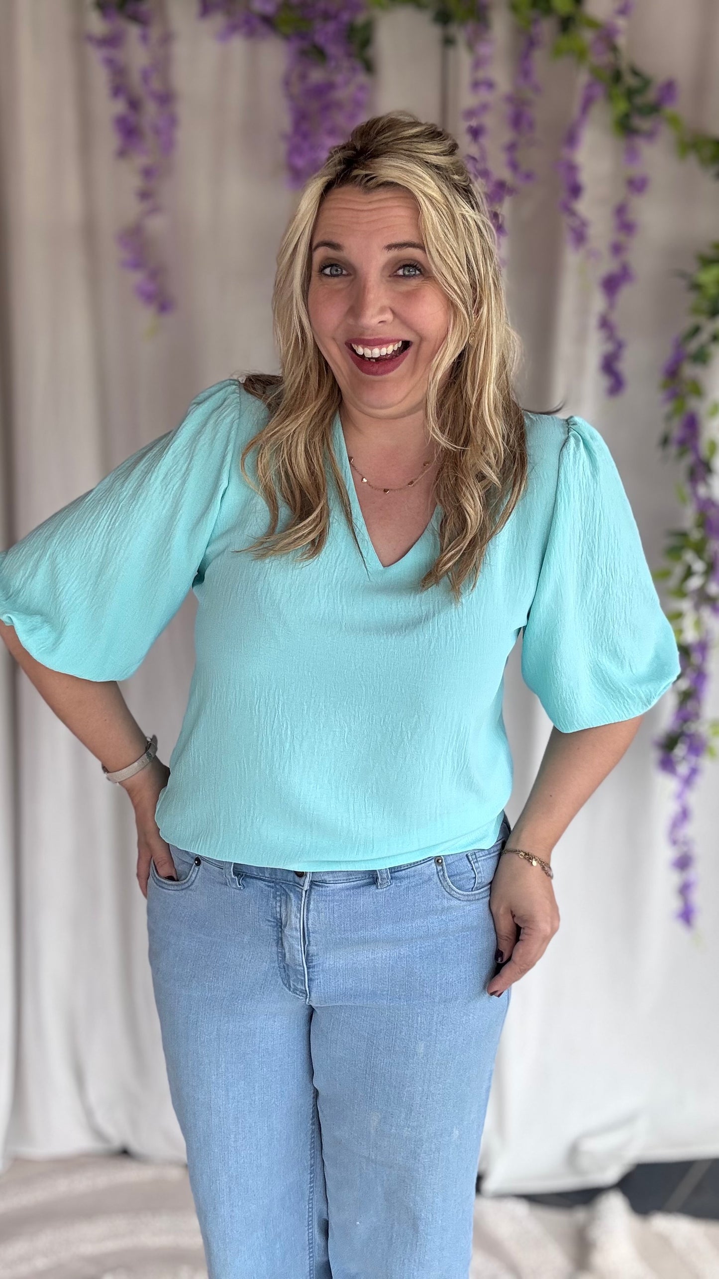 Minty blouse