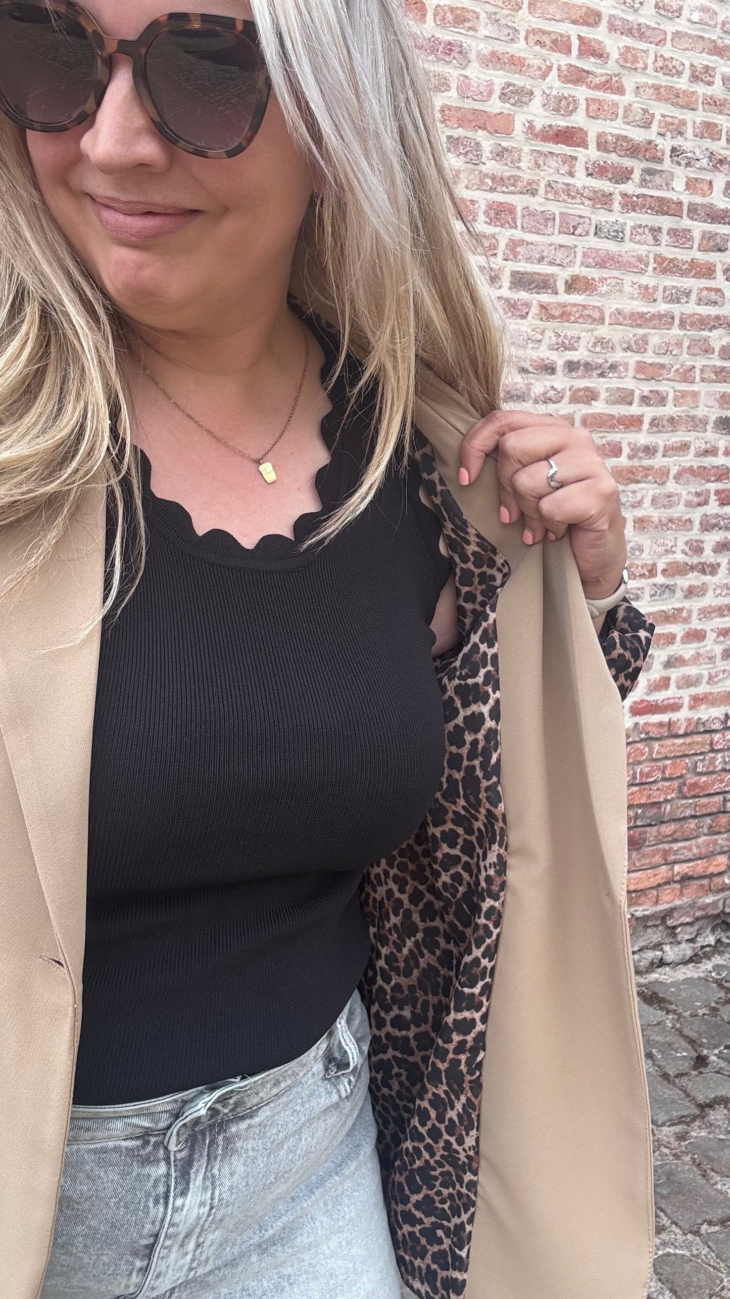 Blazer Leopard/bruin