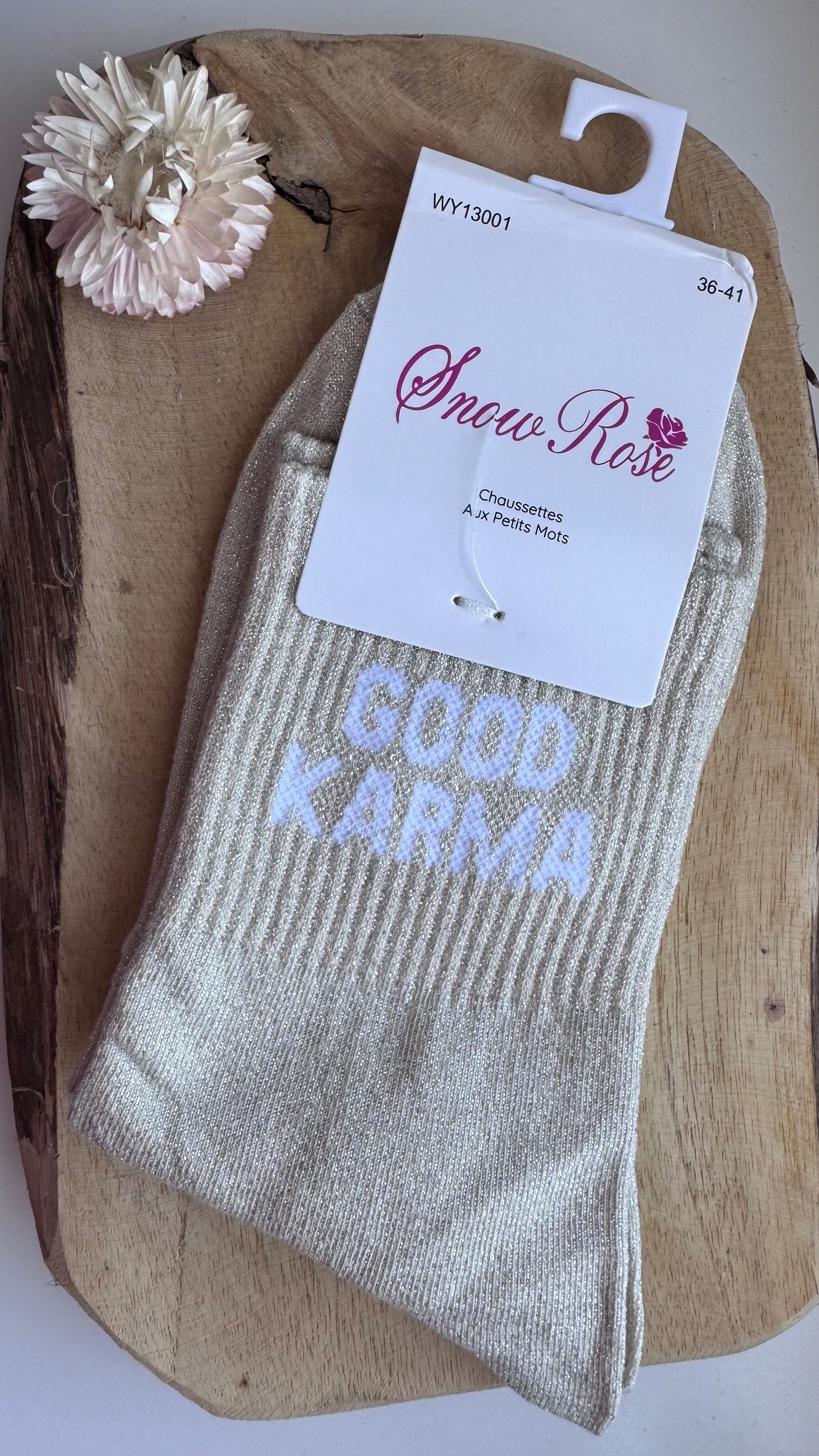 Quote sokken: Good karma