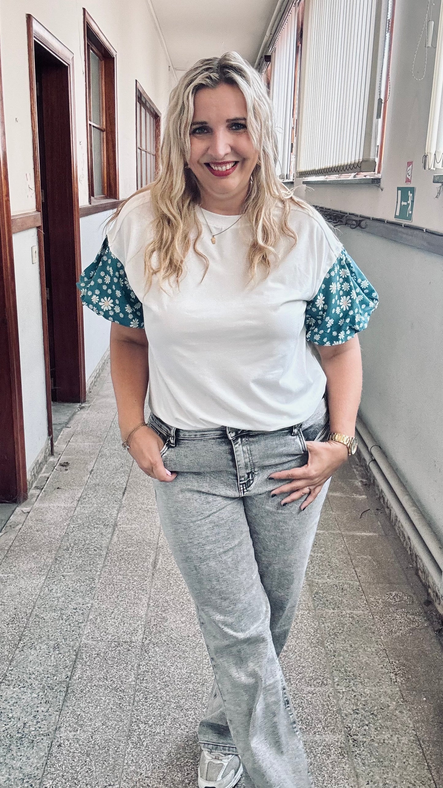 Green Daisy shirt