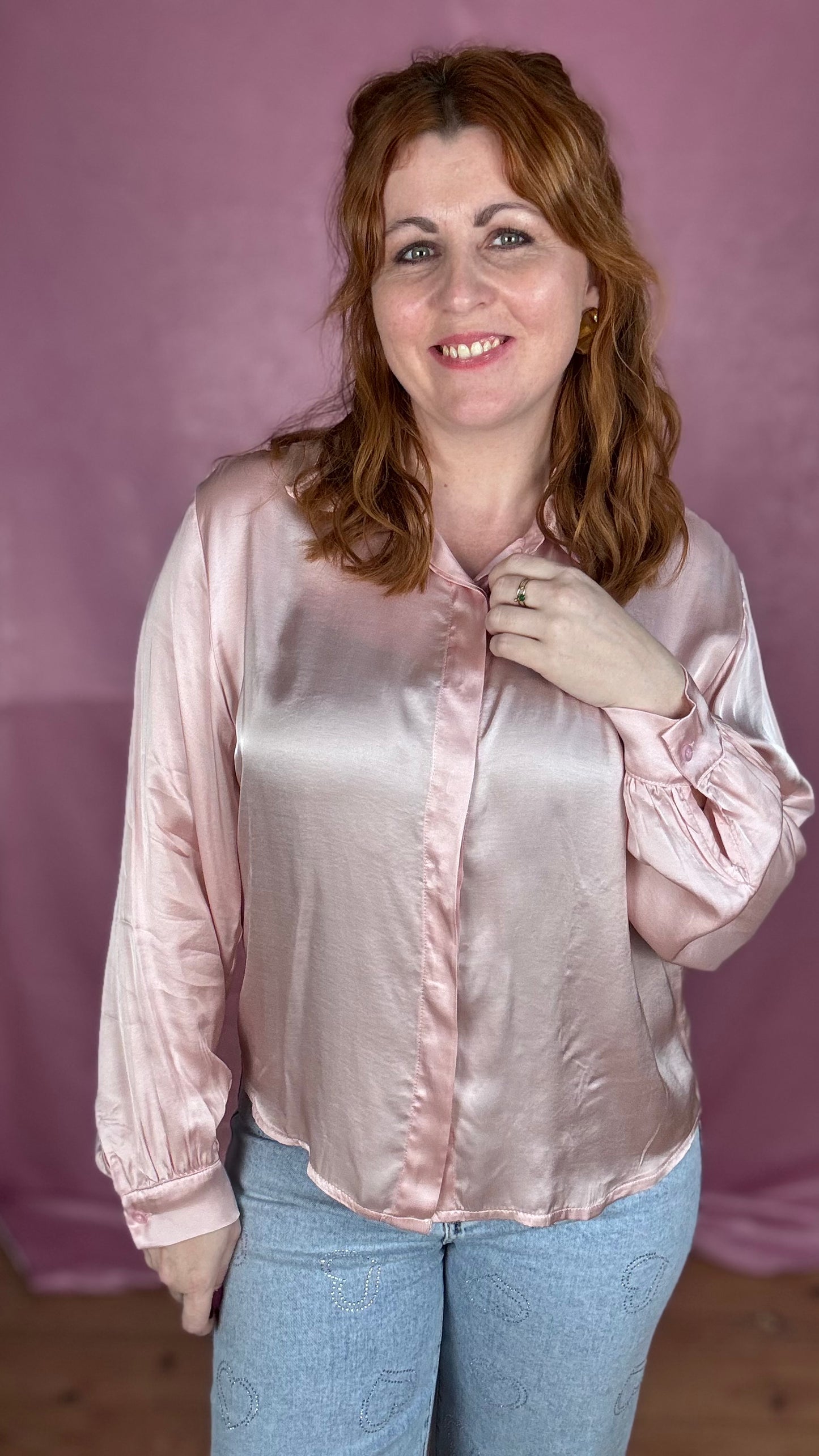 Soft blouse - roze
