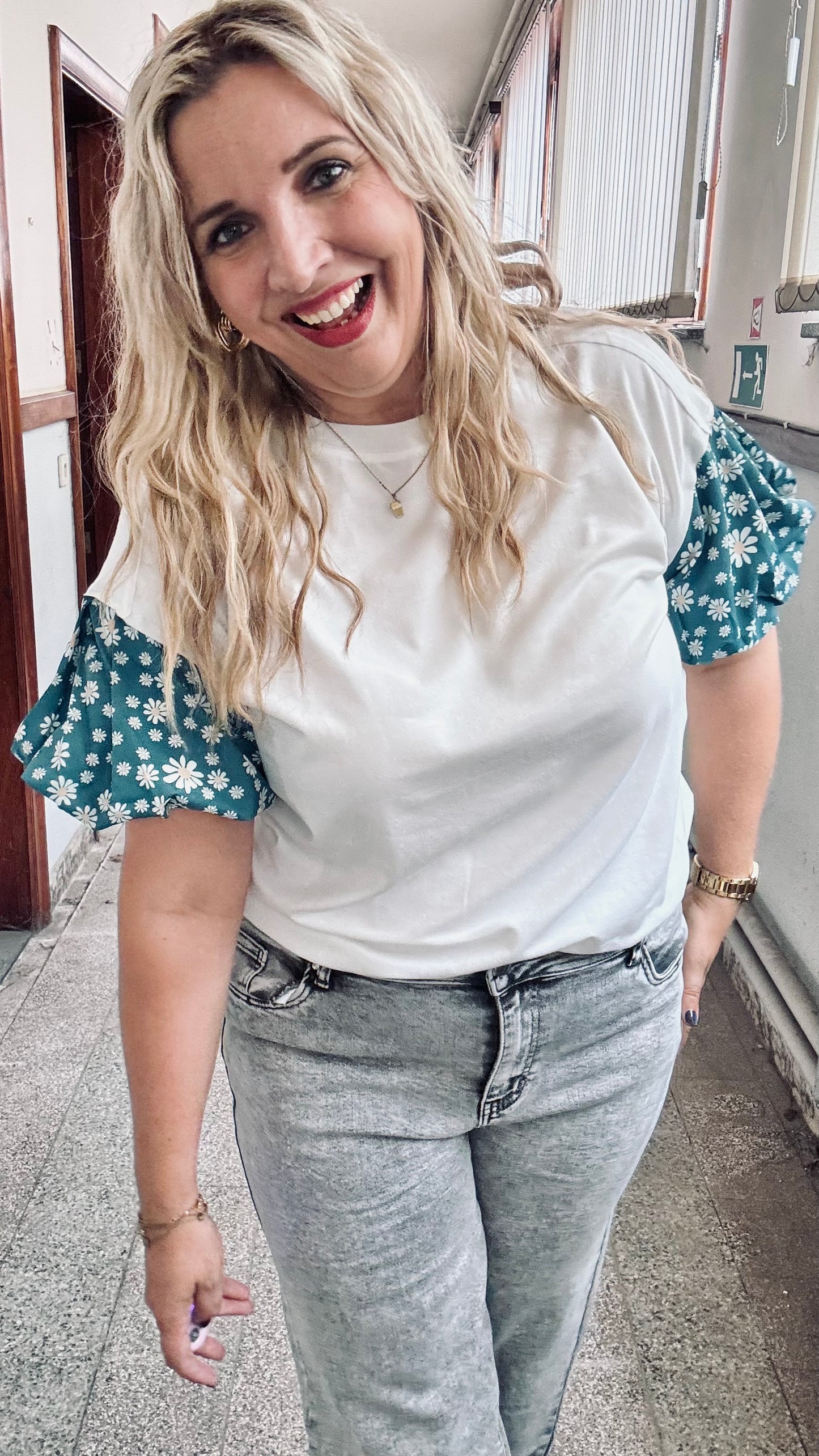 Green Daisy shirt