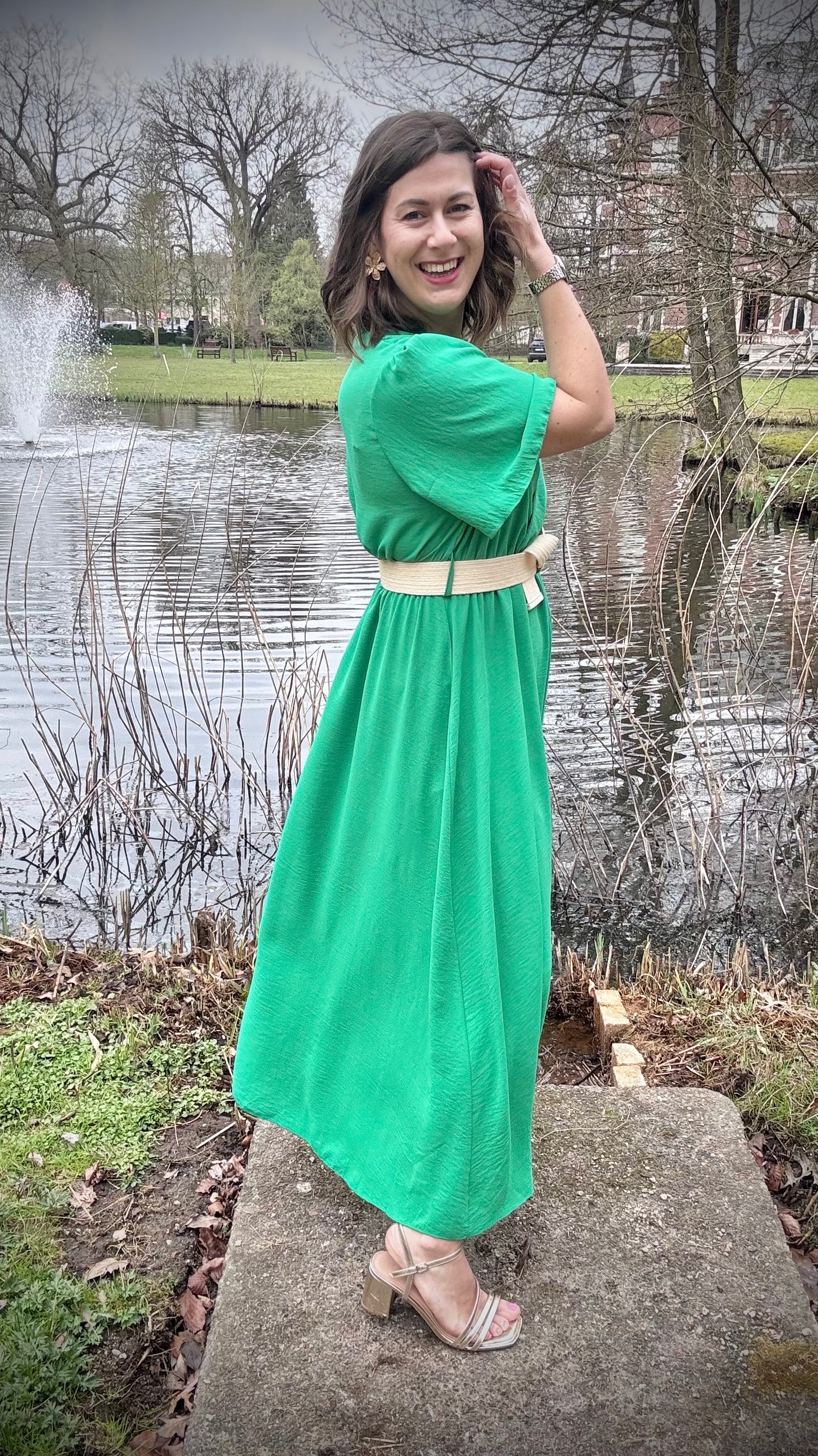 Mily jurk groen