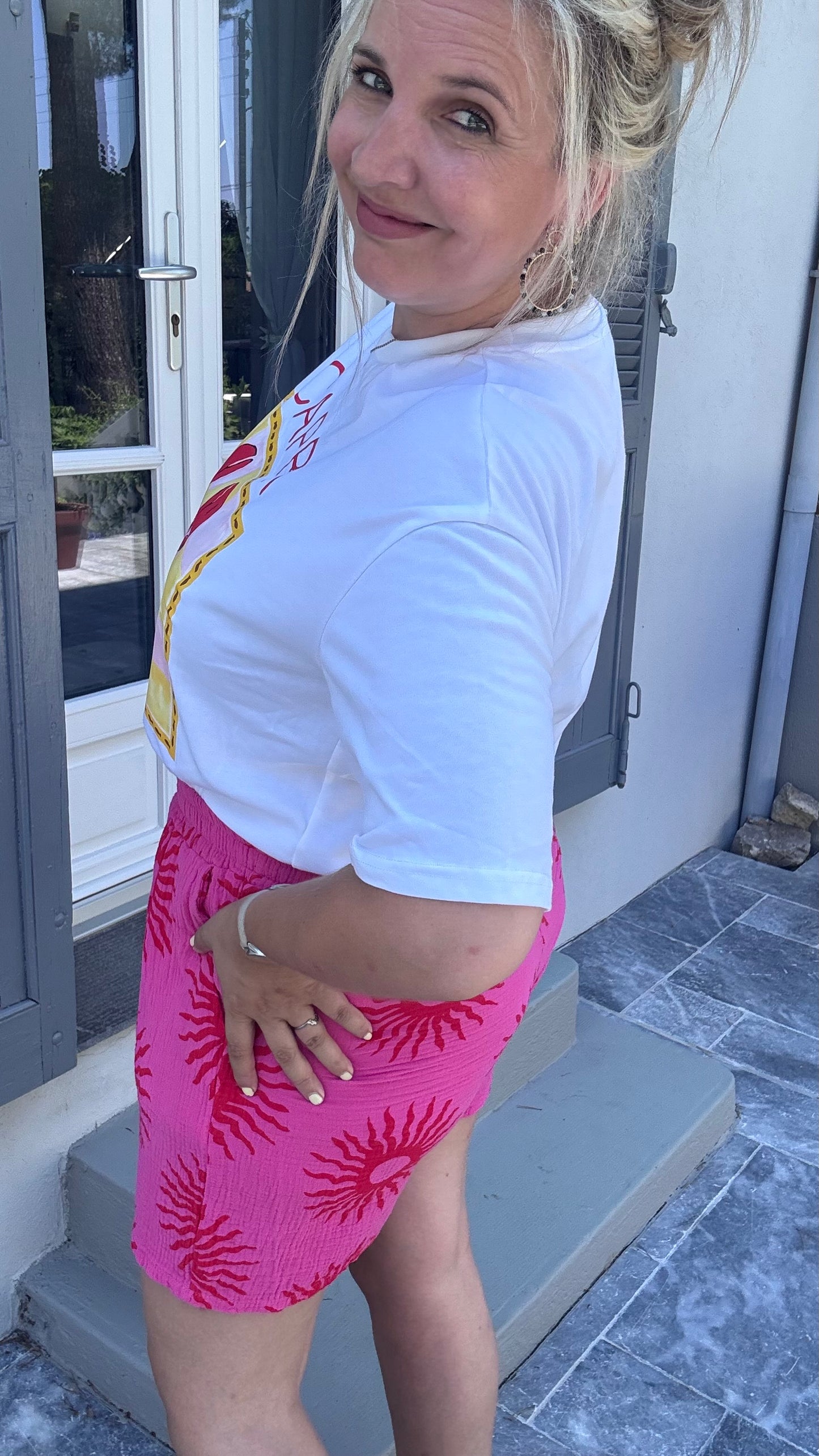 Tara short fuchsia