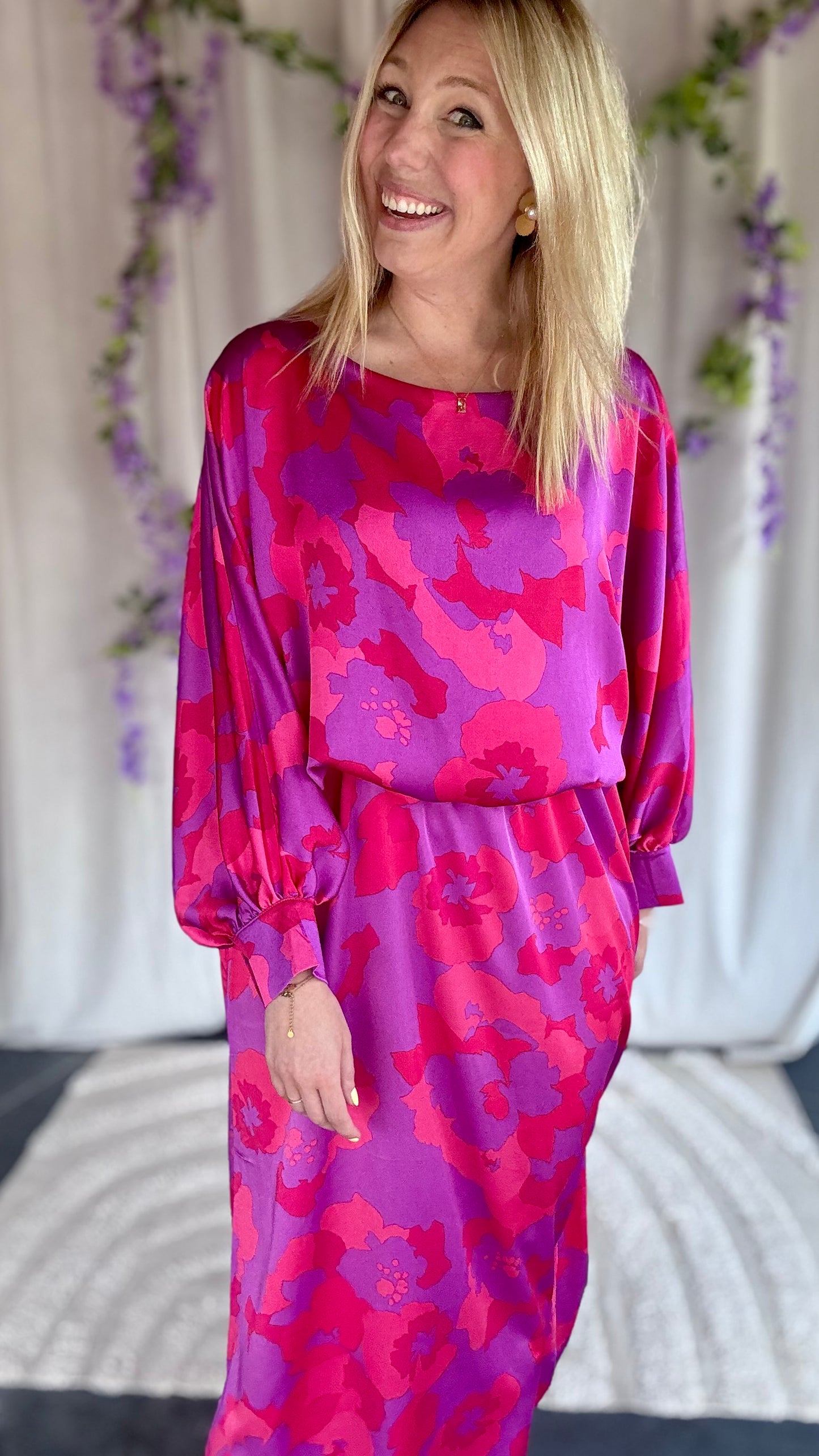 Bellini dress paars