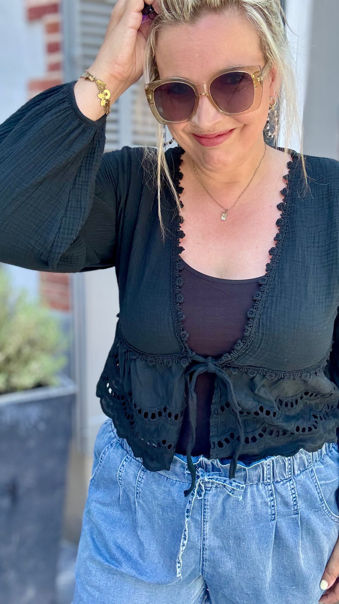 Cali blouse zwart