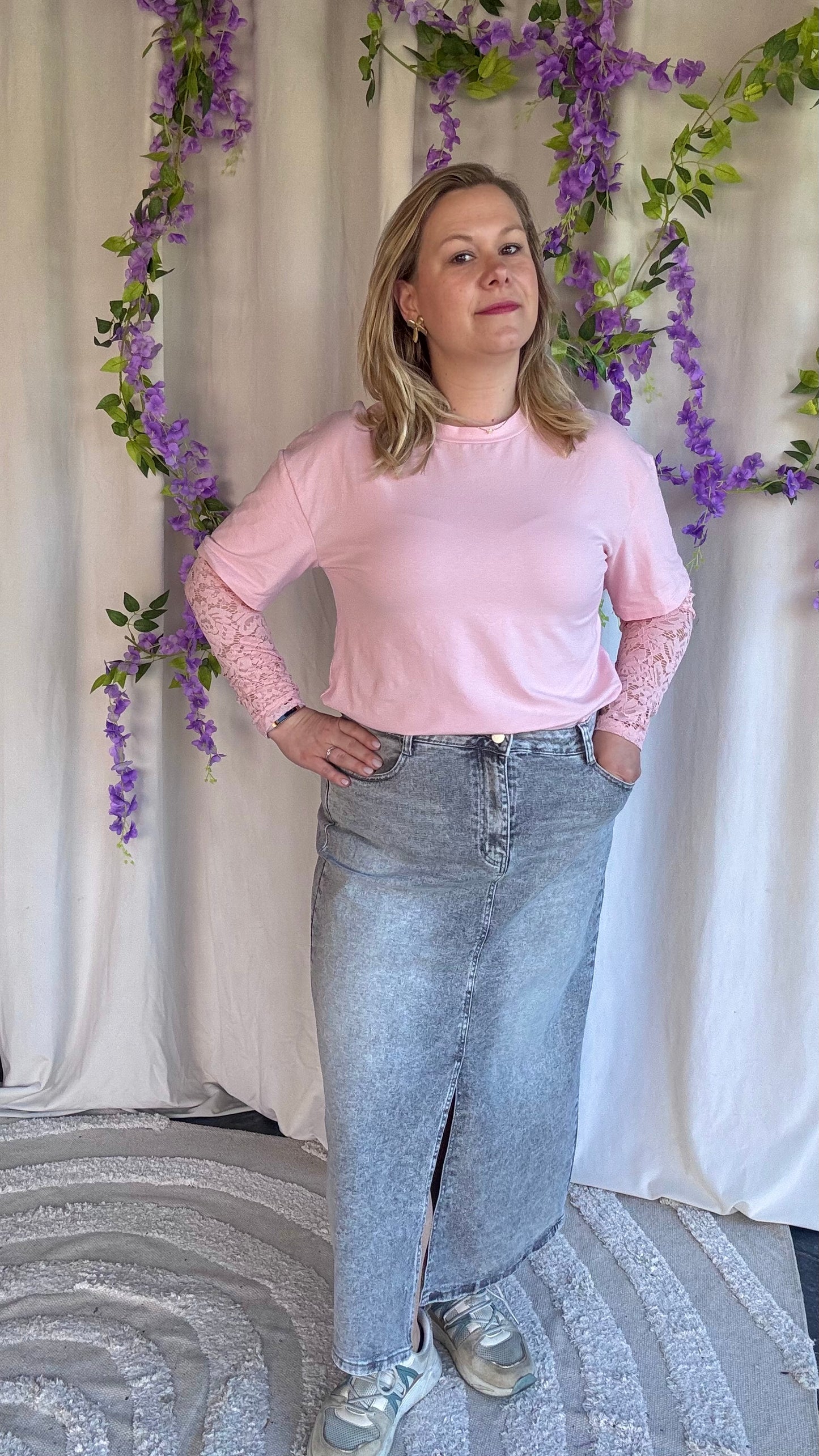Lace love shirt babyroze