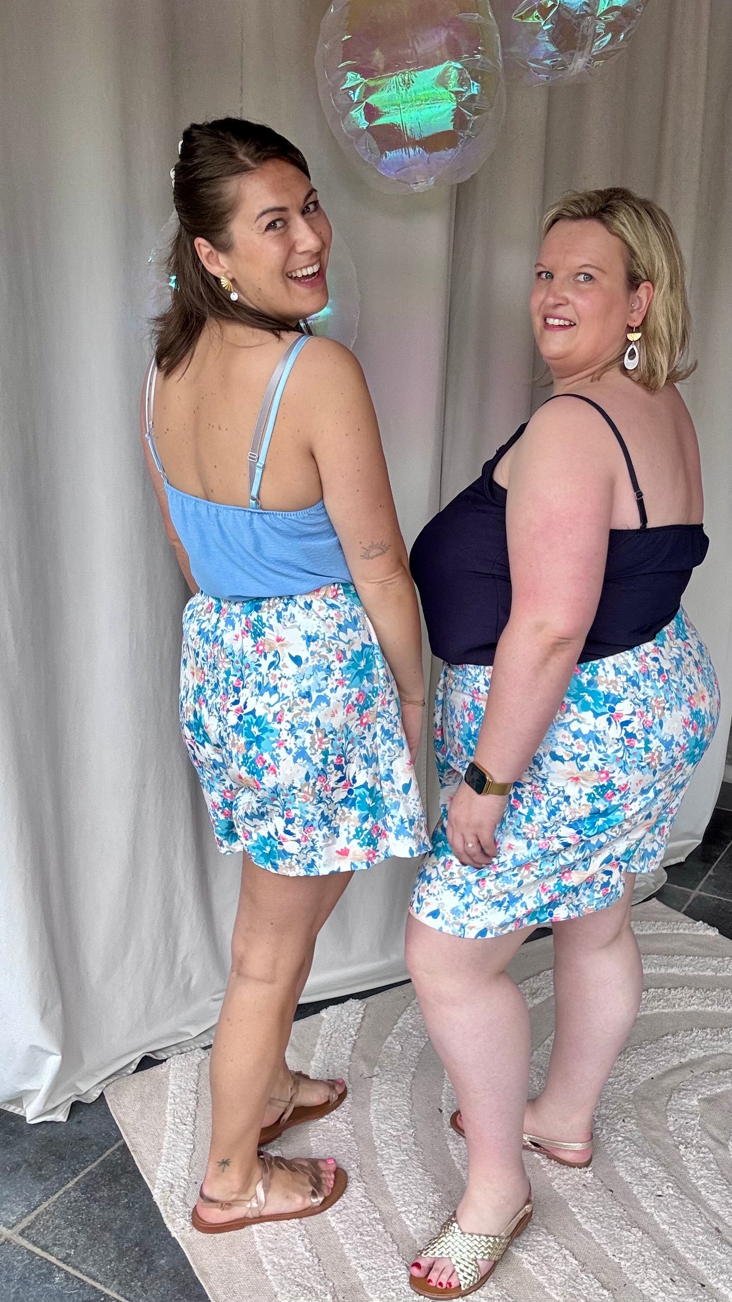 Amy skort blauw