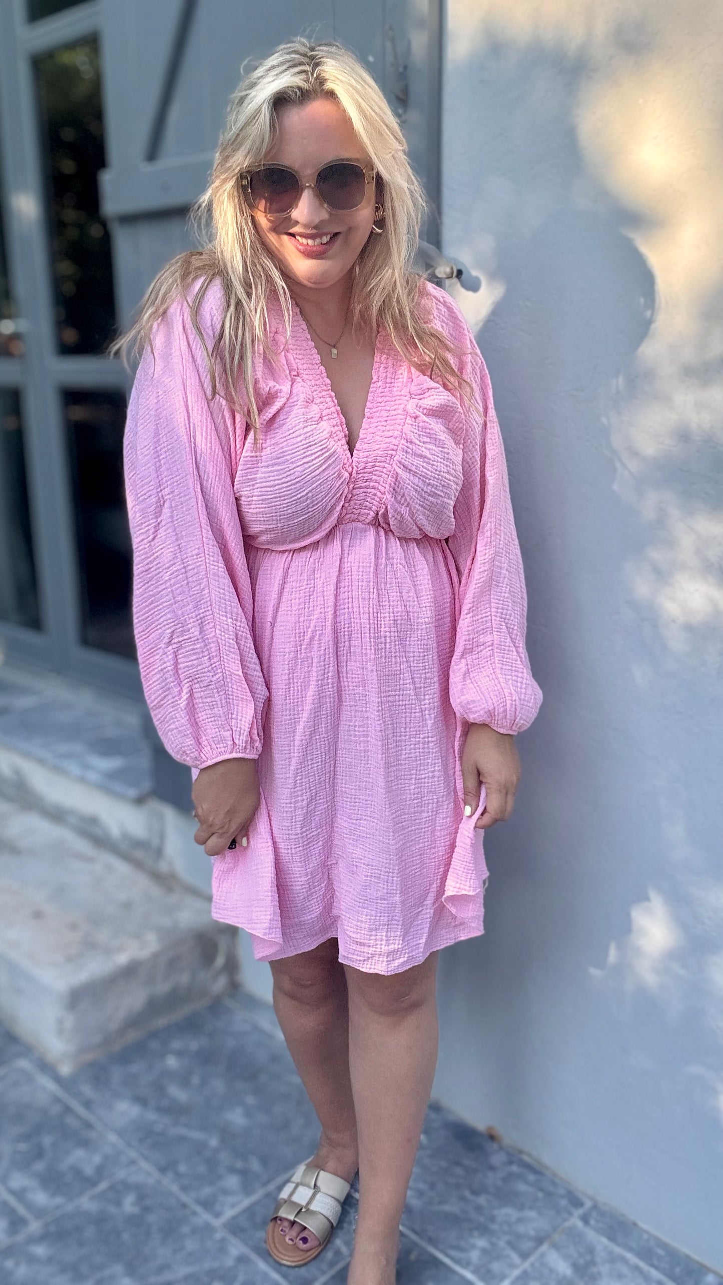 Sella jurk roze