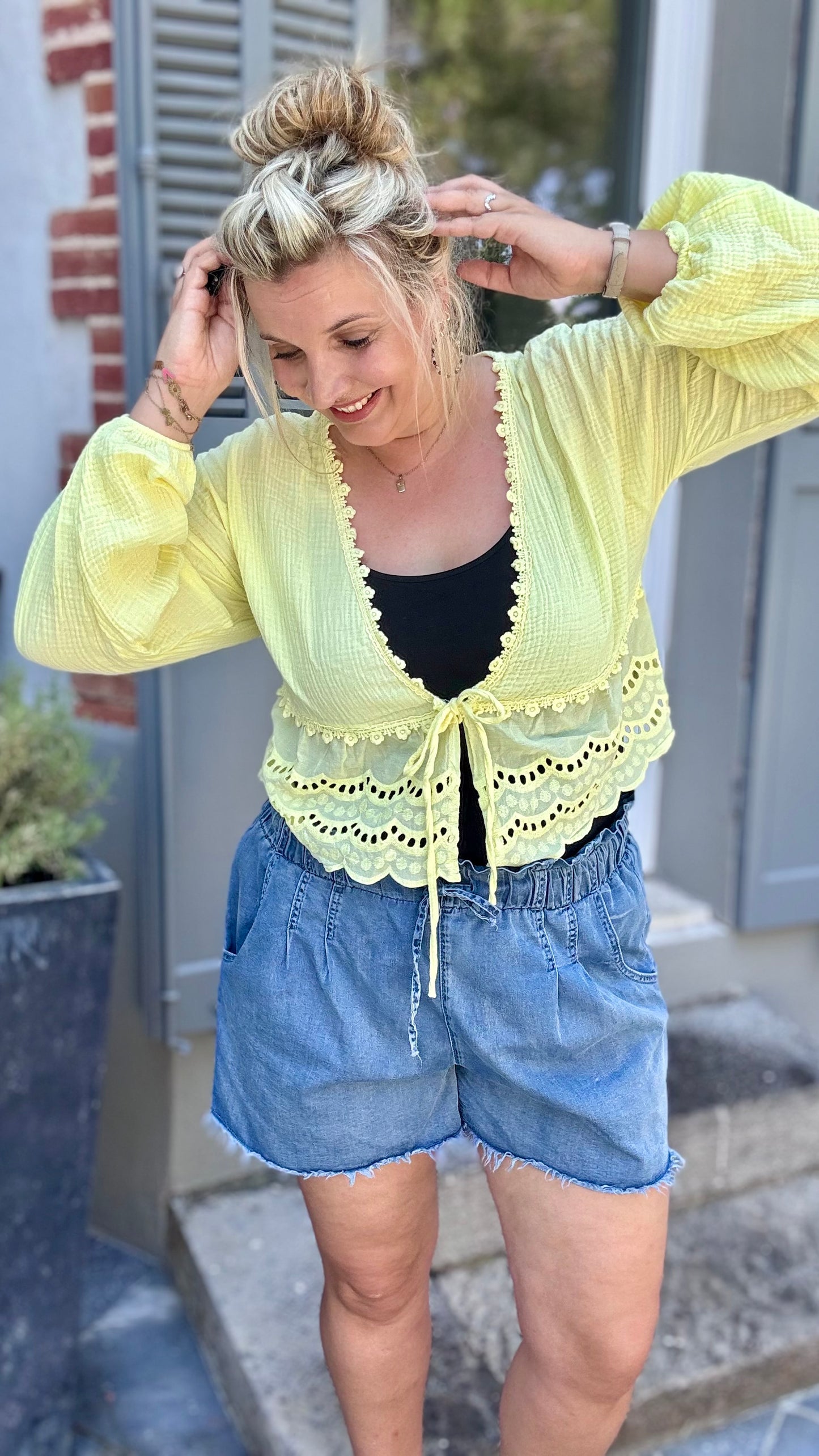 Cali blouse geel