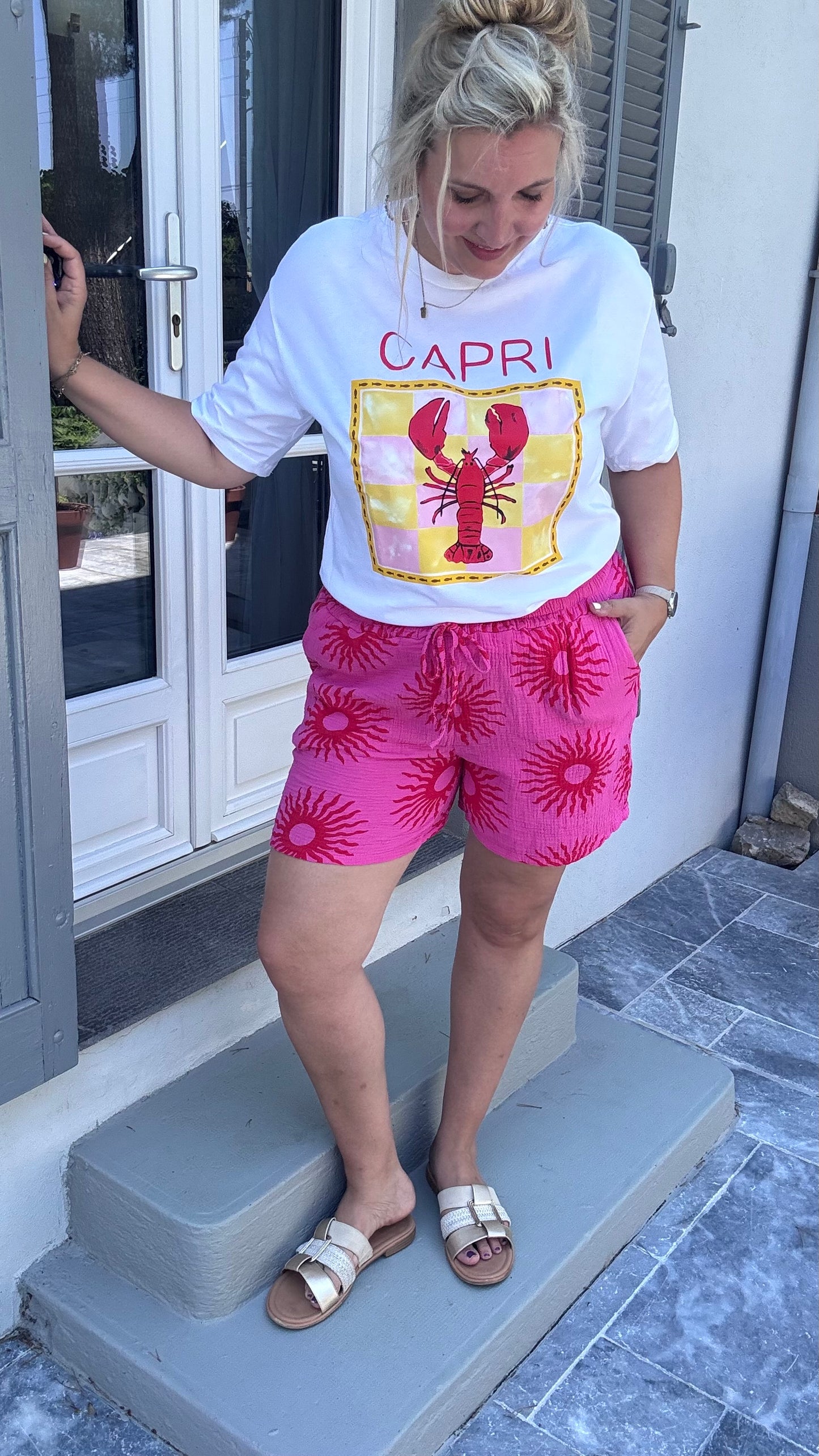 Tara short fuchsia