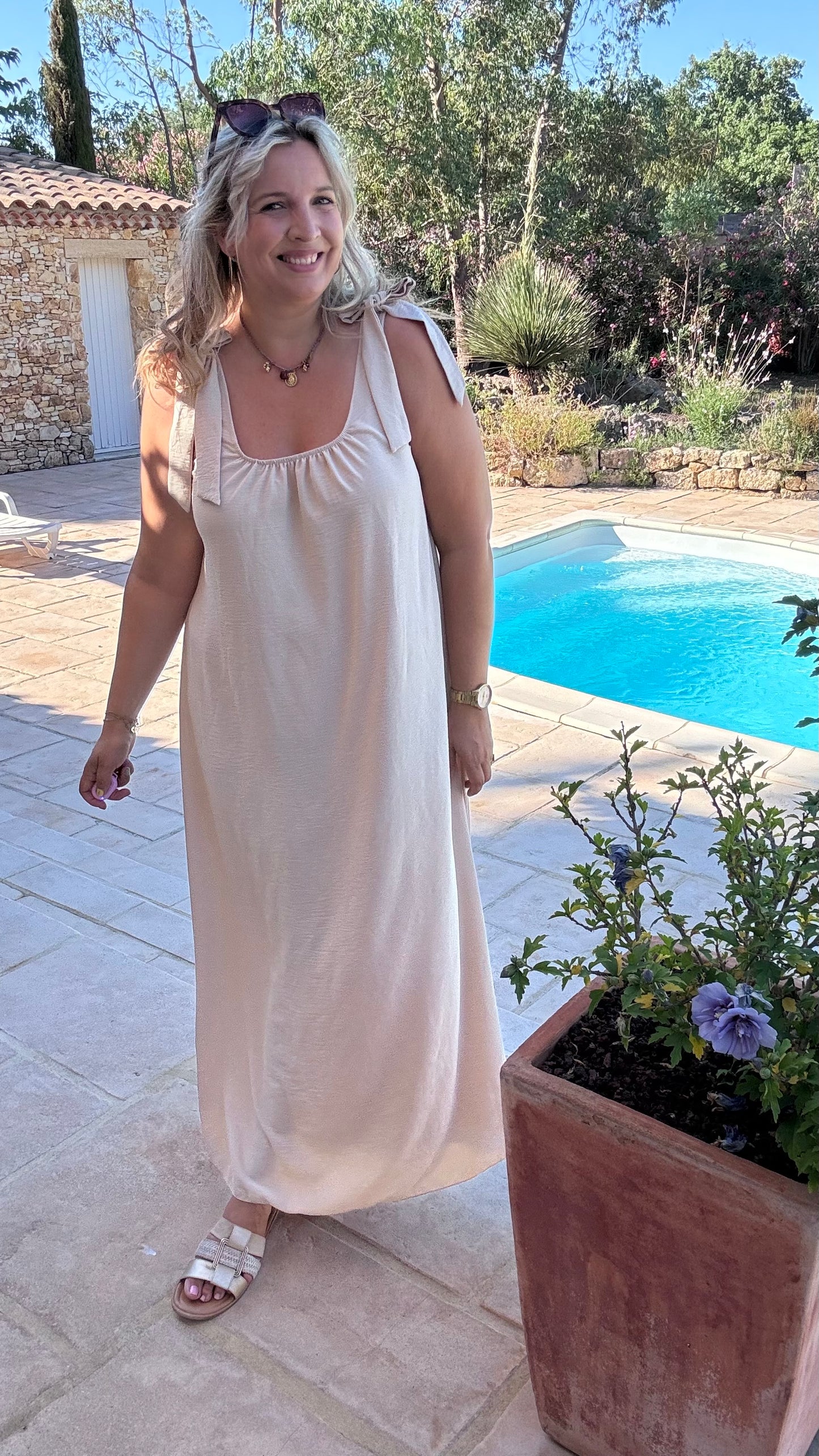 Flow dress - Crème