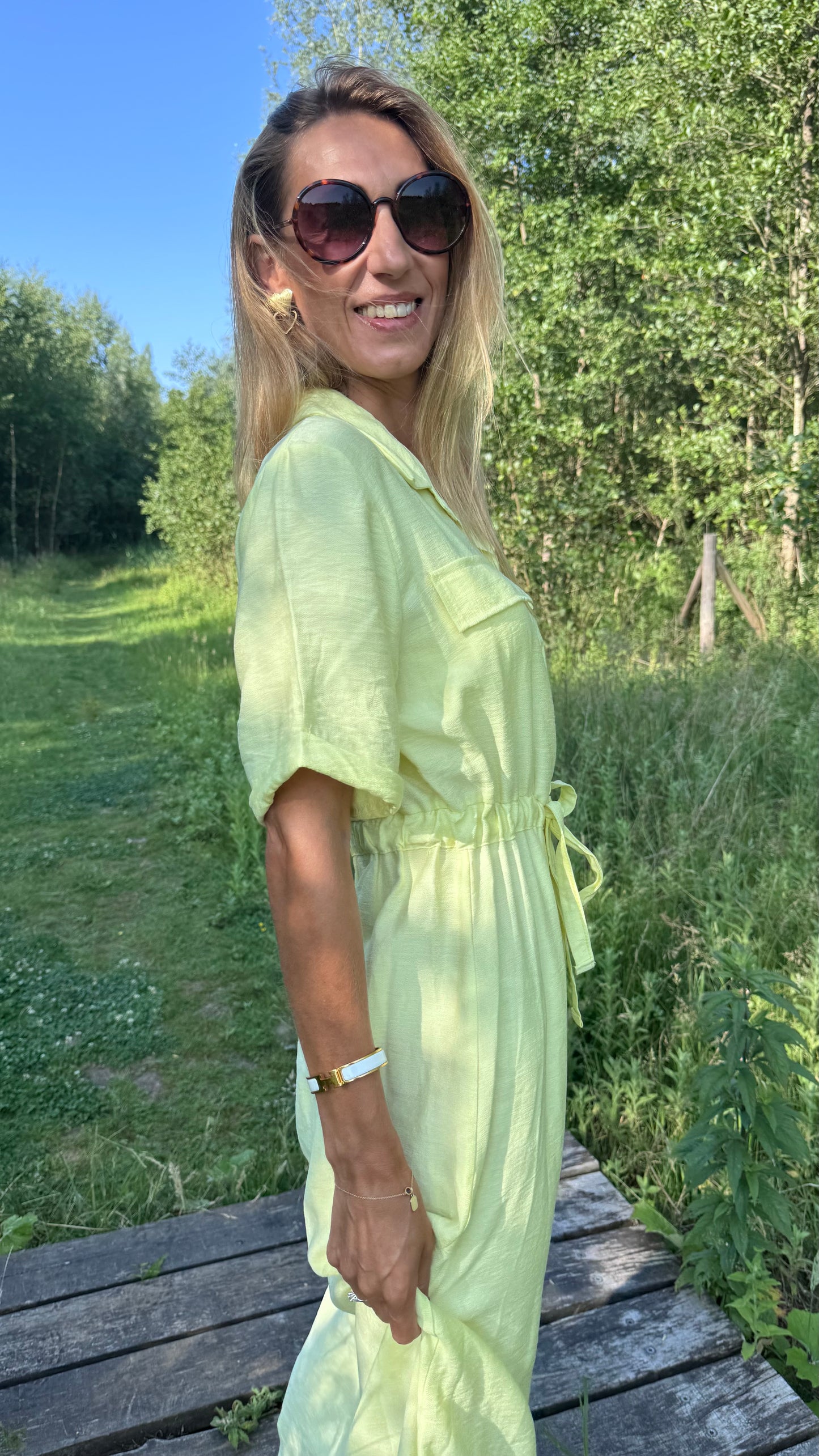 Hailey hemdjurk geel