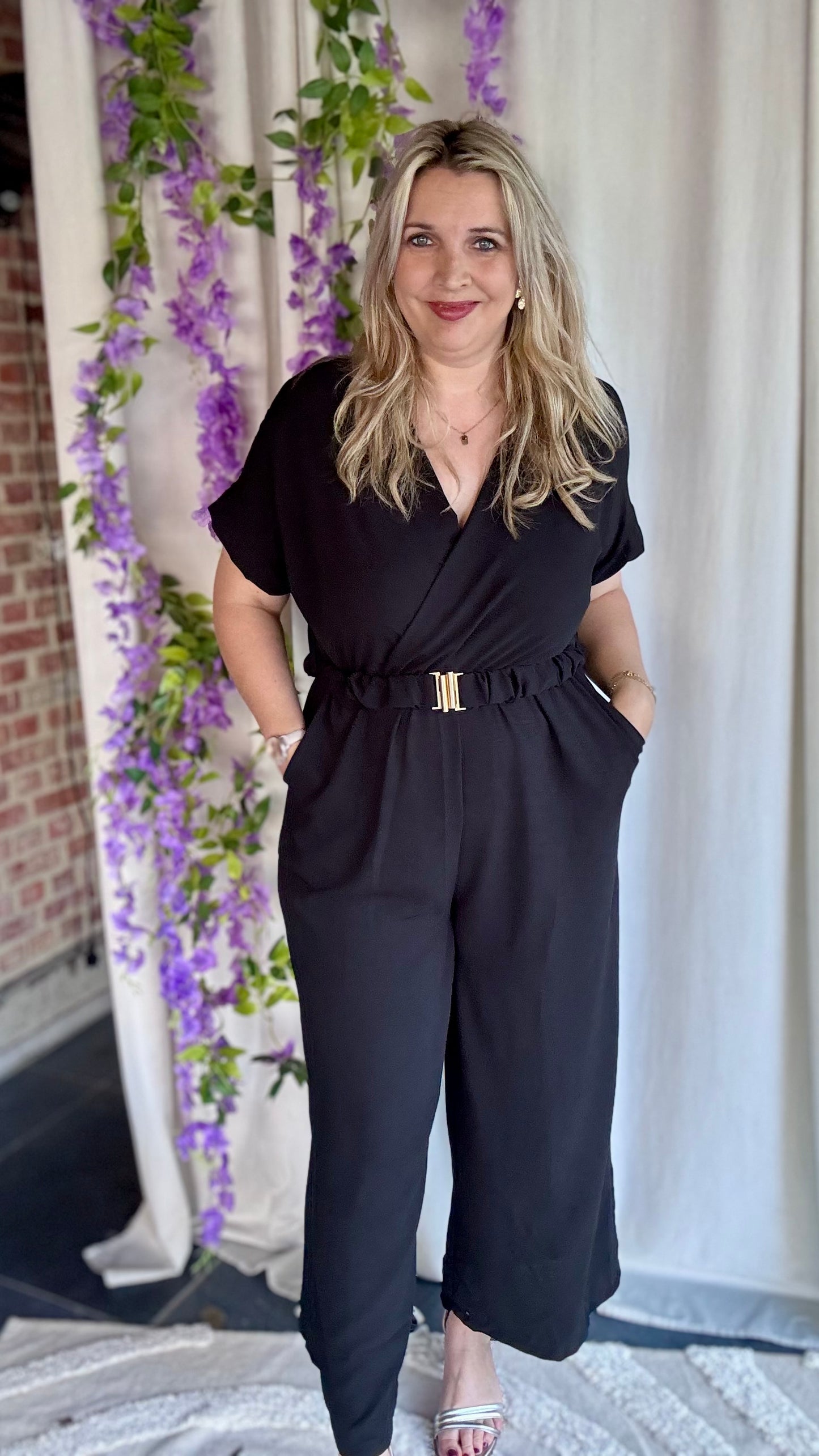 Nina jumpsuit zwart