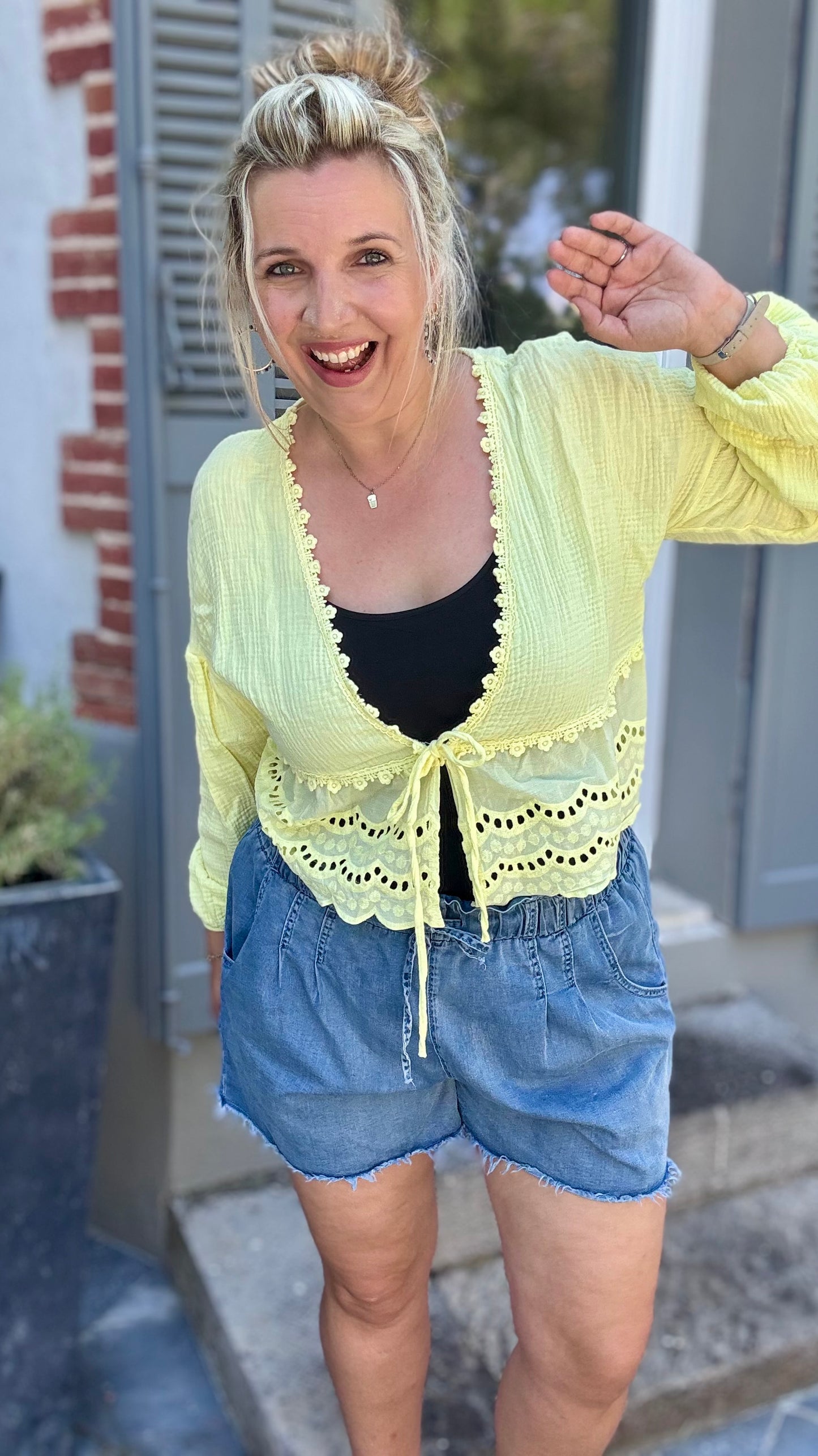 Cali blouse geel