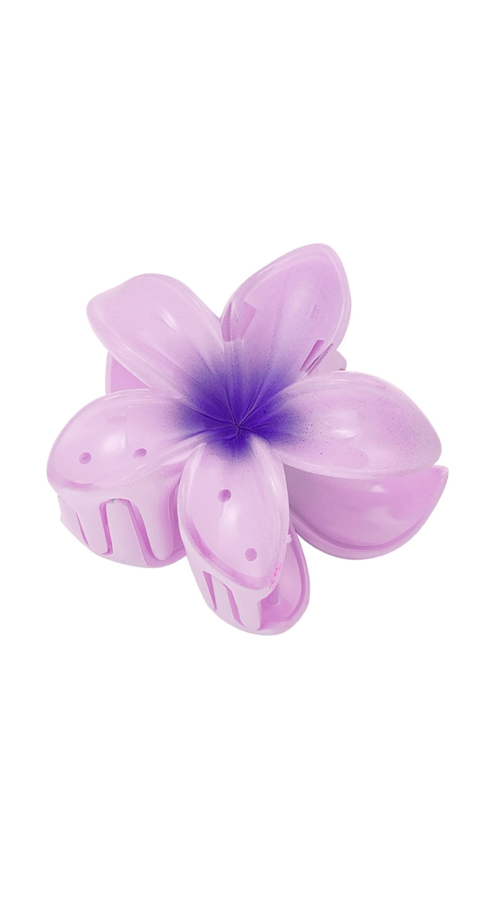 Hawaï haarspeld lila/roze
