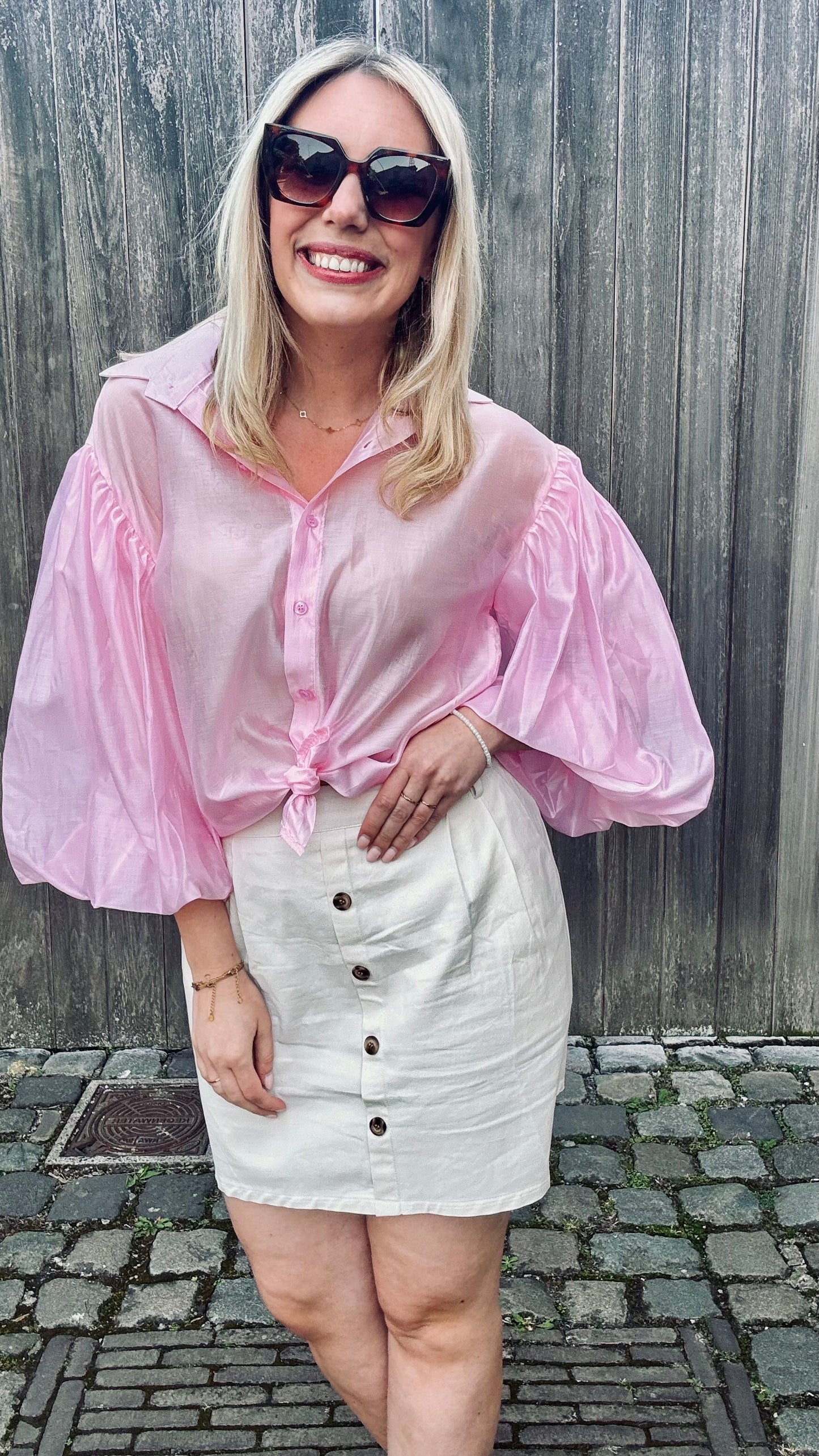 Sugar mist blouse roze