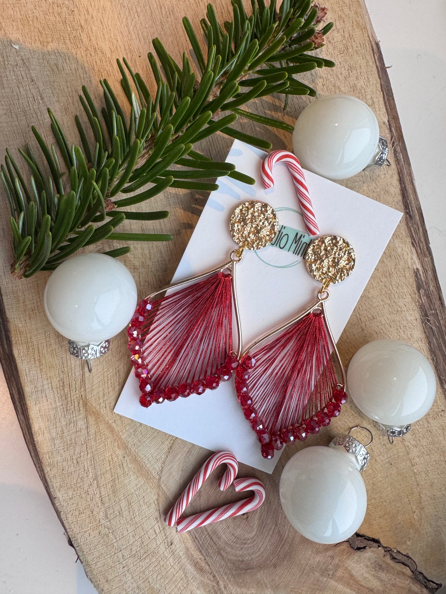 Divine oorbellen rood