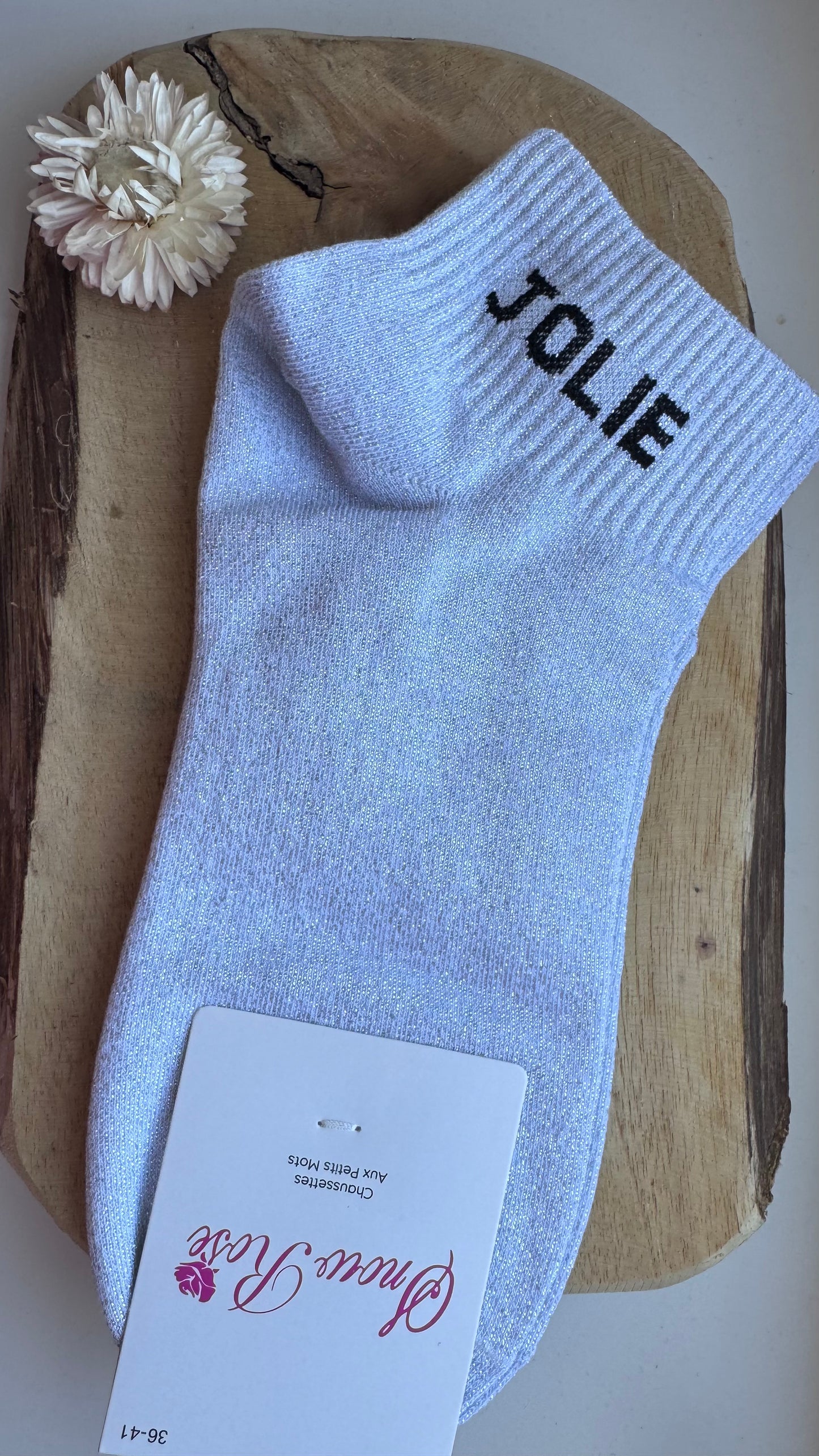 Quote sokken (kort): Jolie