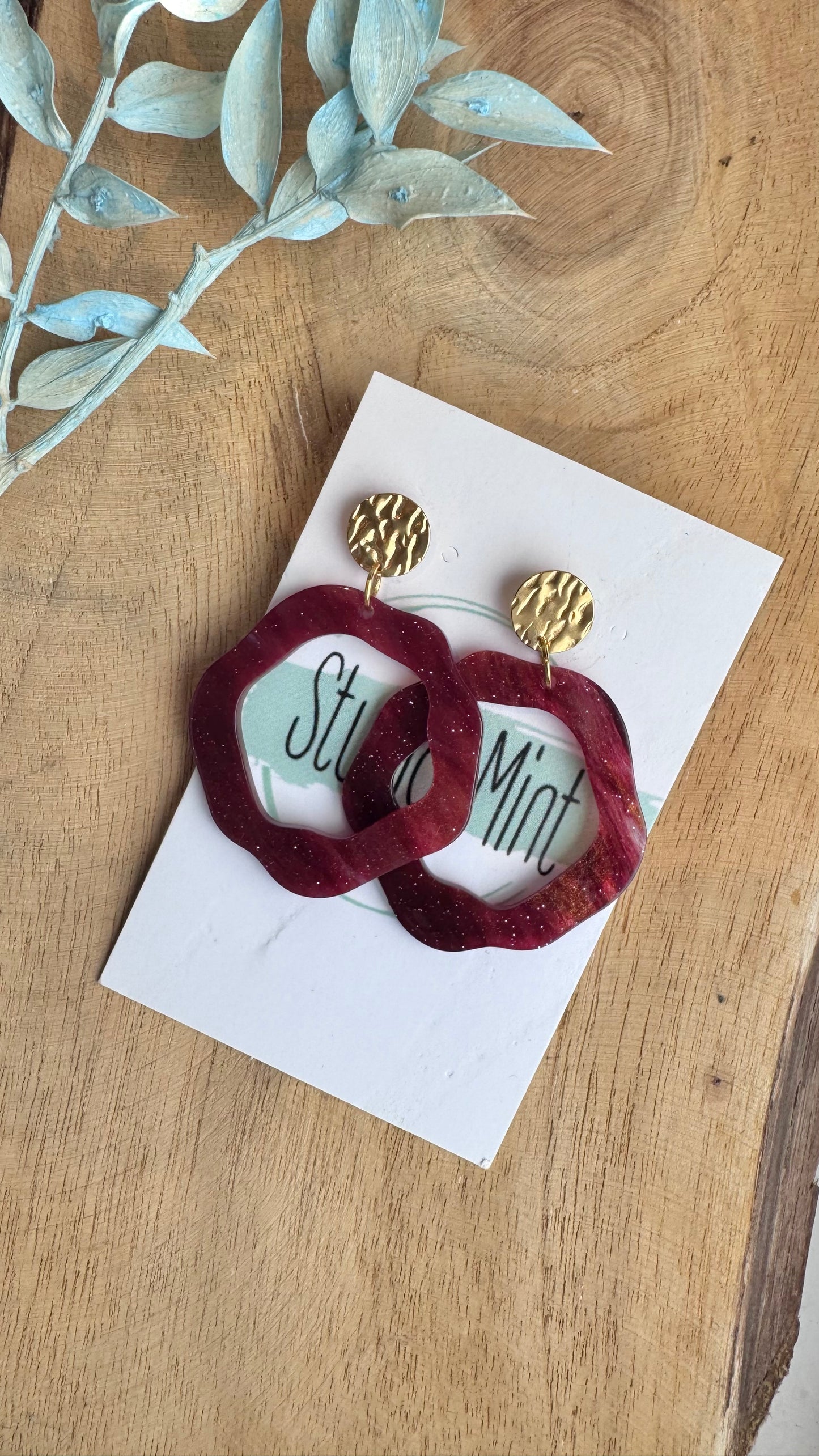 Zelfgemaakte oorbellen