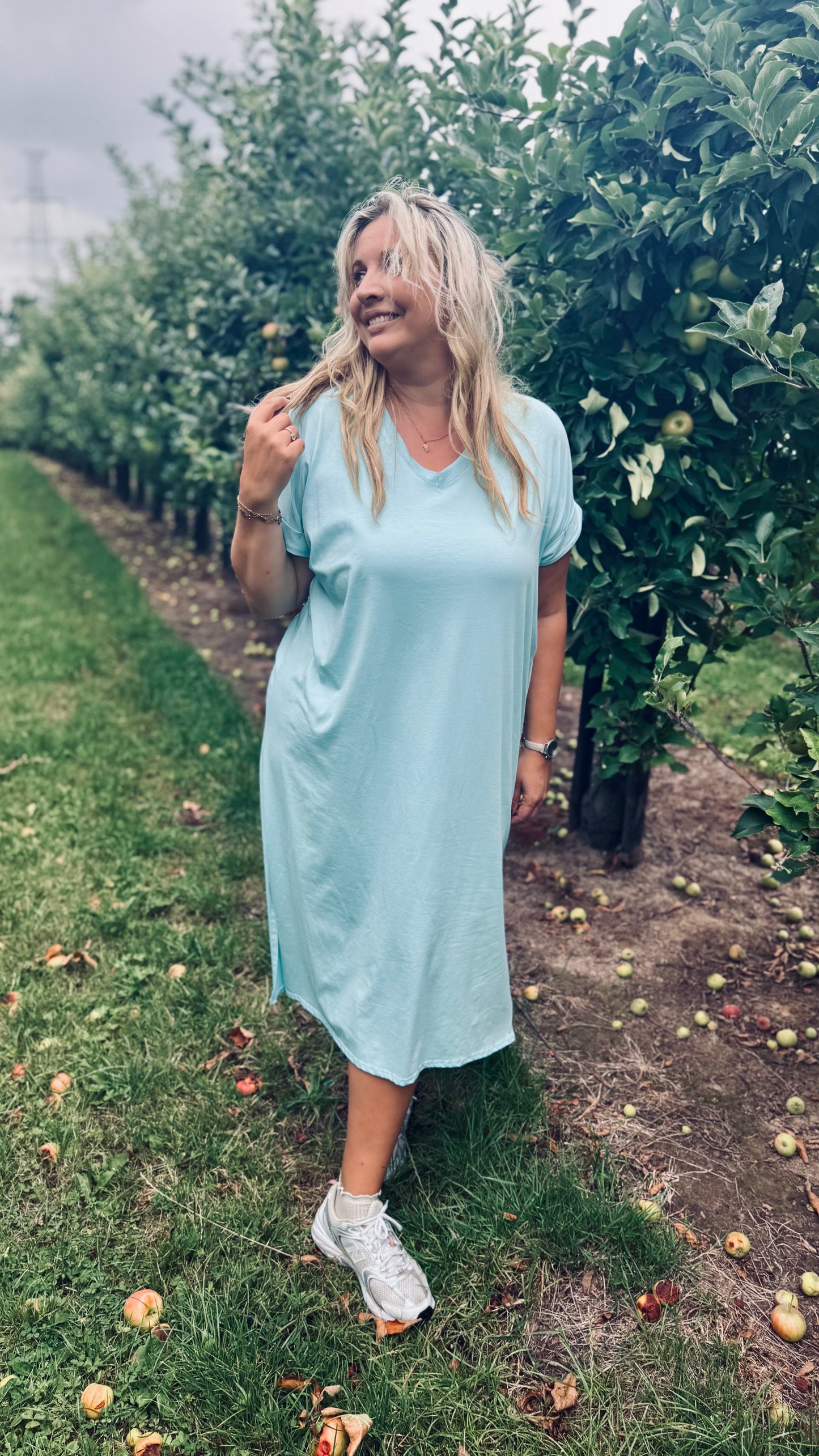 Essie shirtdress blauw