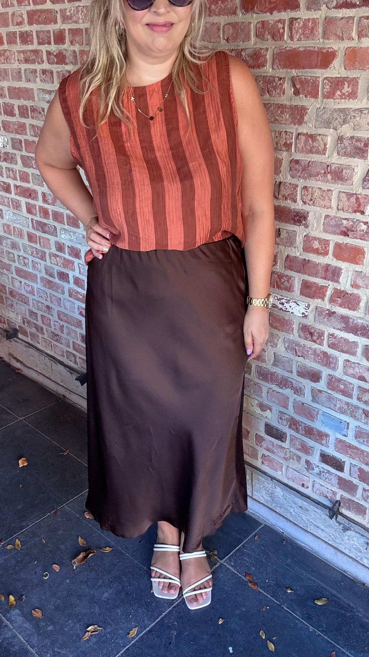 Silky muse rok - chocolat