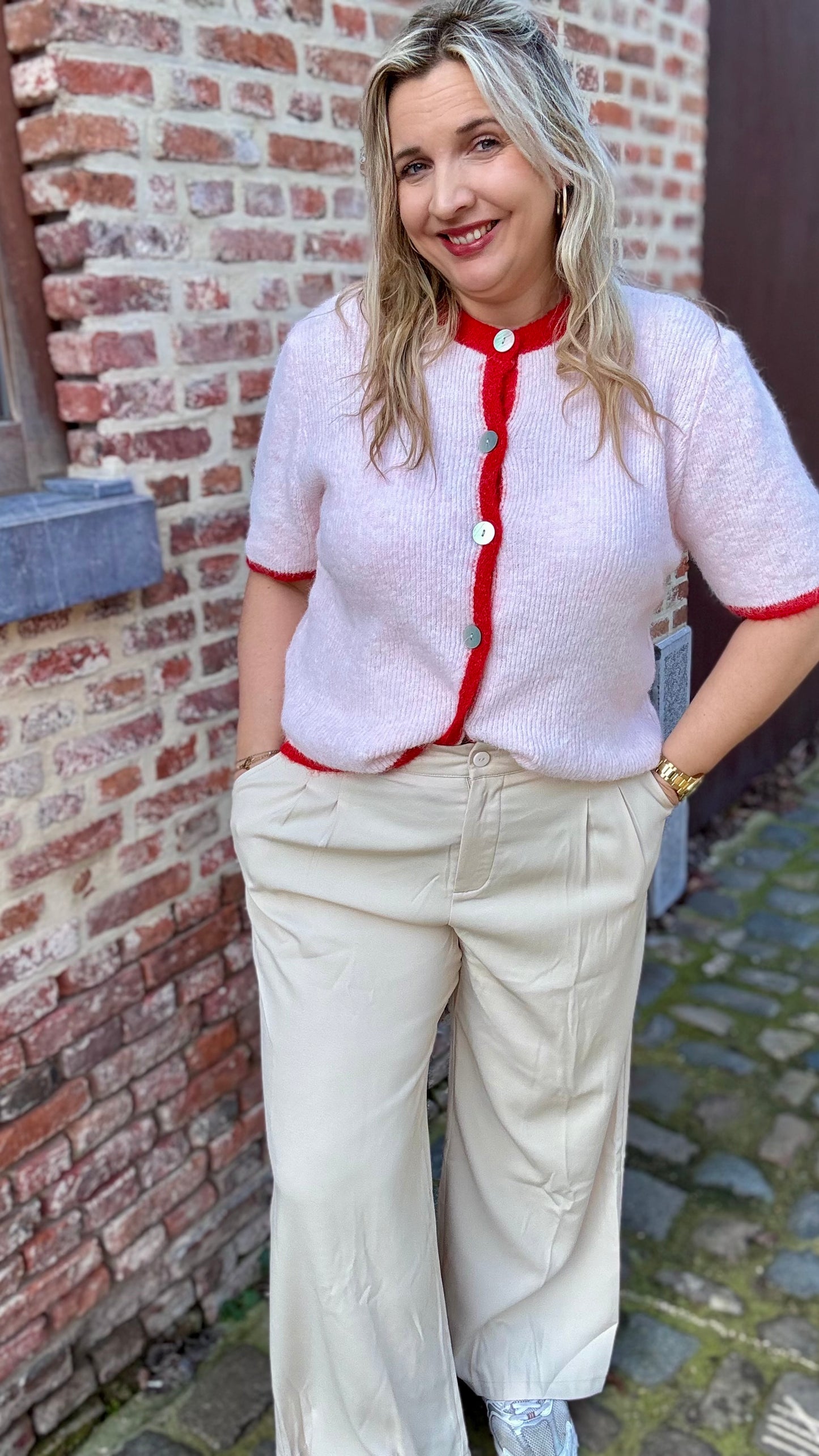 Sugar cardigan - Roze