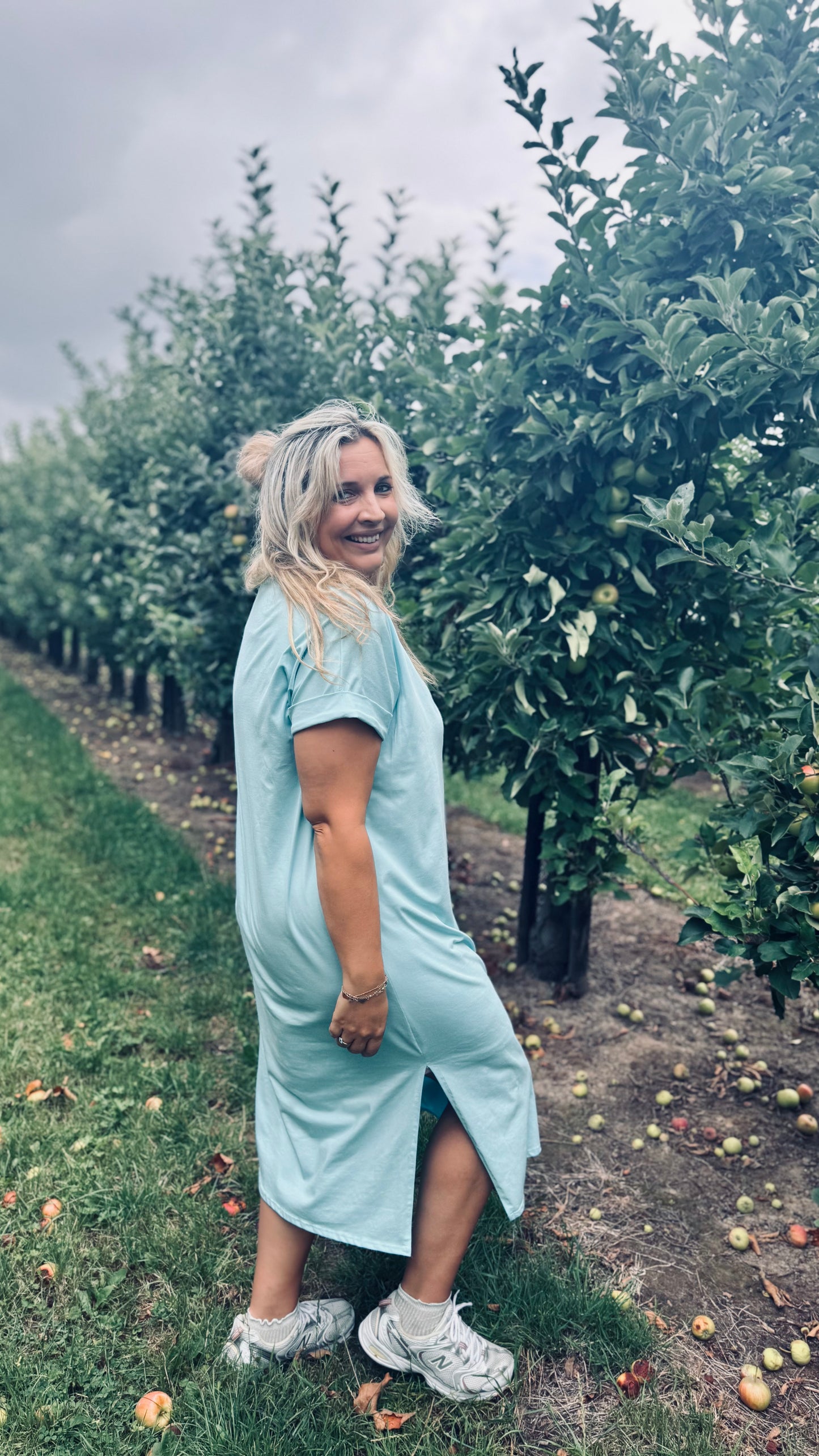 Essie shirtdress blauw