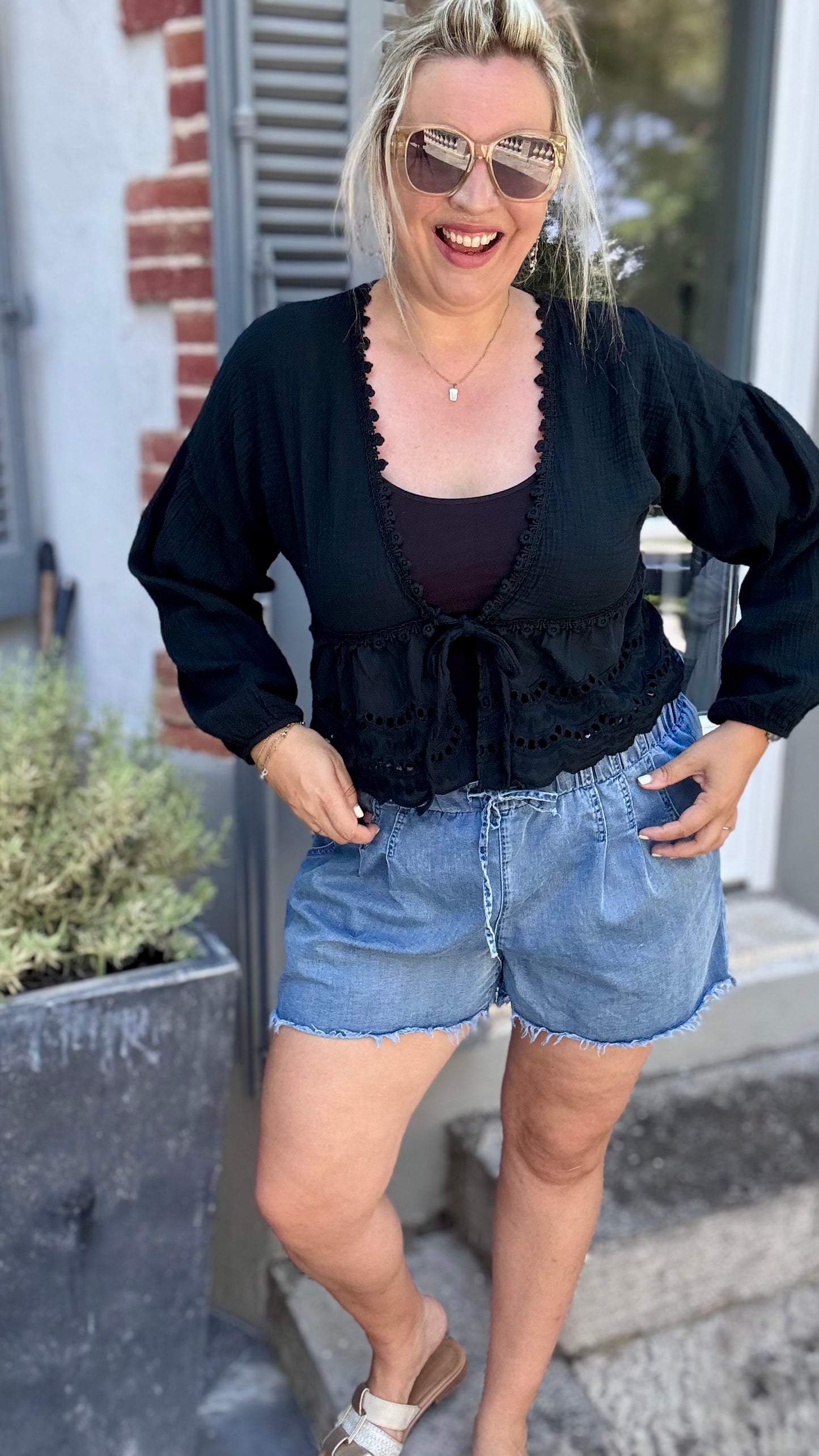 Cali blouse zwart