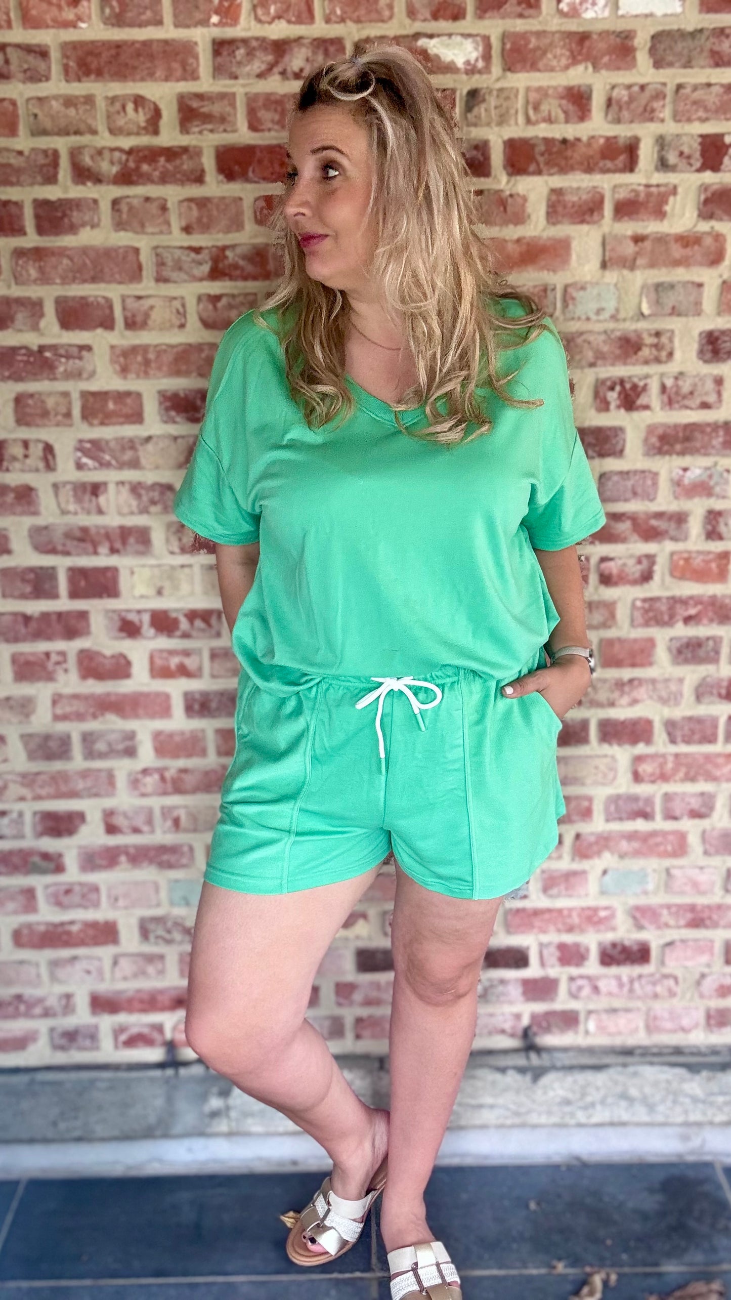 Comfy joggingset groen
