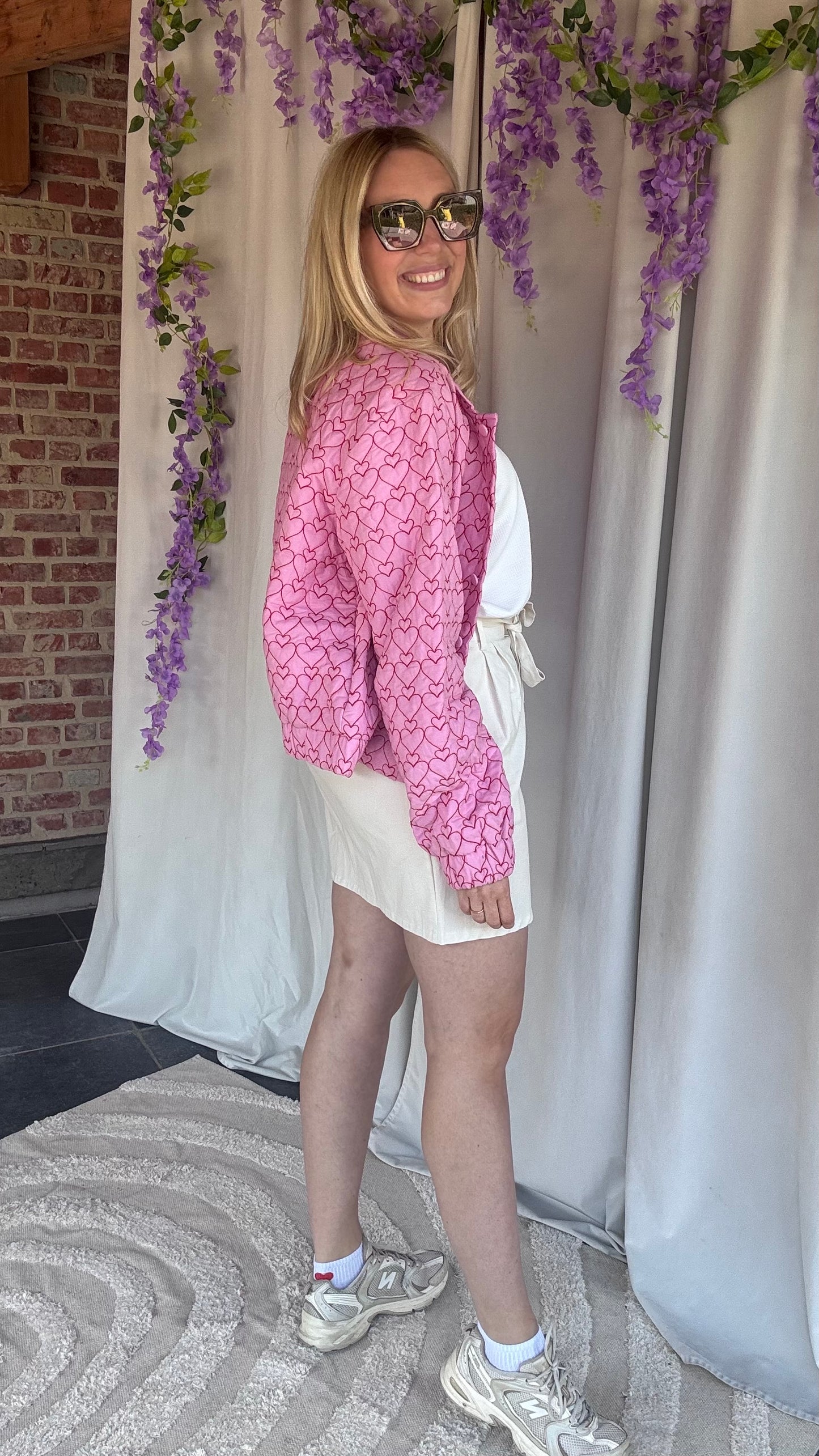 Hartjes bomber roze
