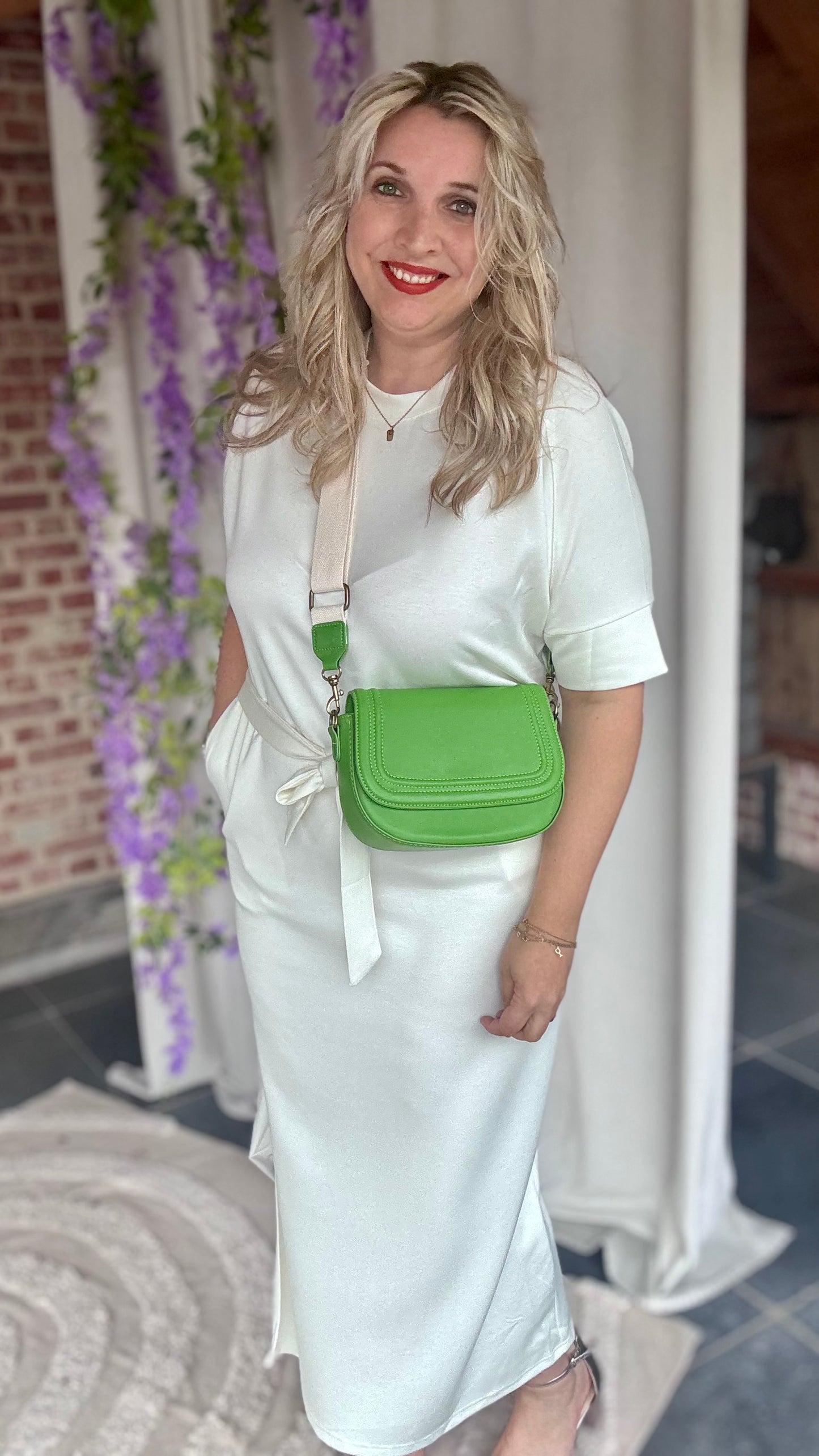 Green bag handtas